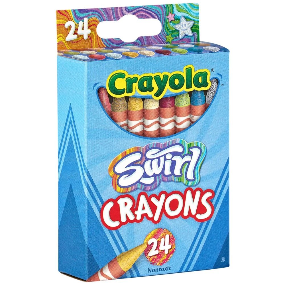 4 Crayola Swirl Crayons 24 Pack, 4 of 5