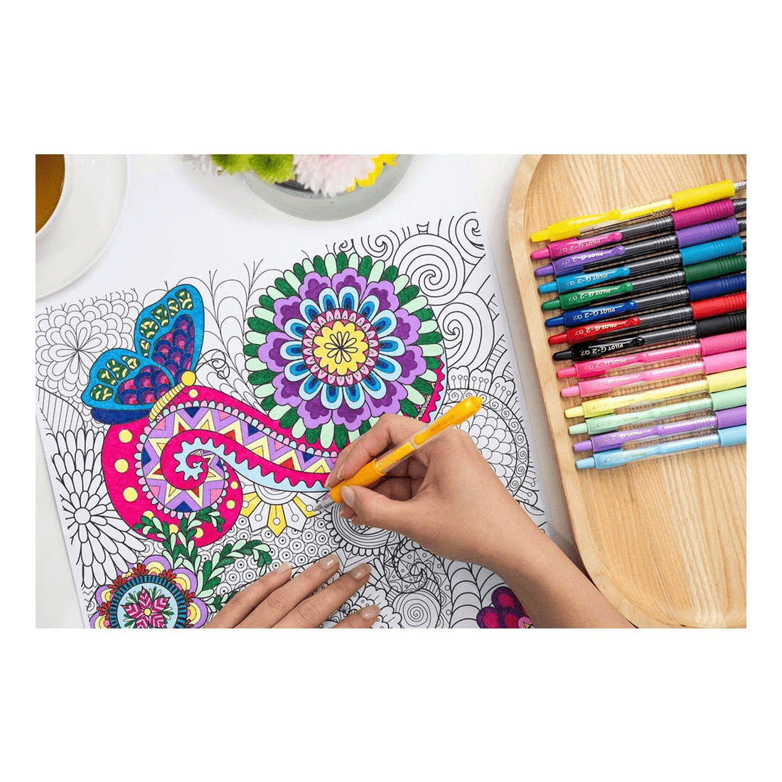 6 PILOT G2 Retractable Gel Pen Fine 0.7mm Blue 4 Pack, 6 of 8