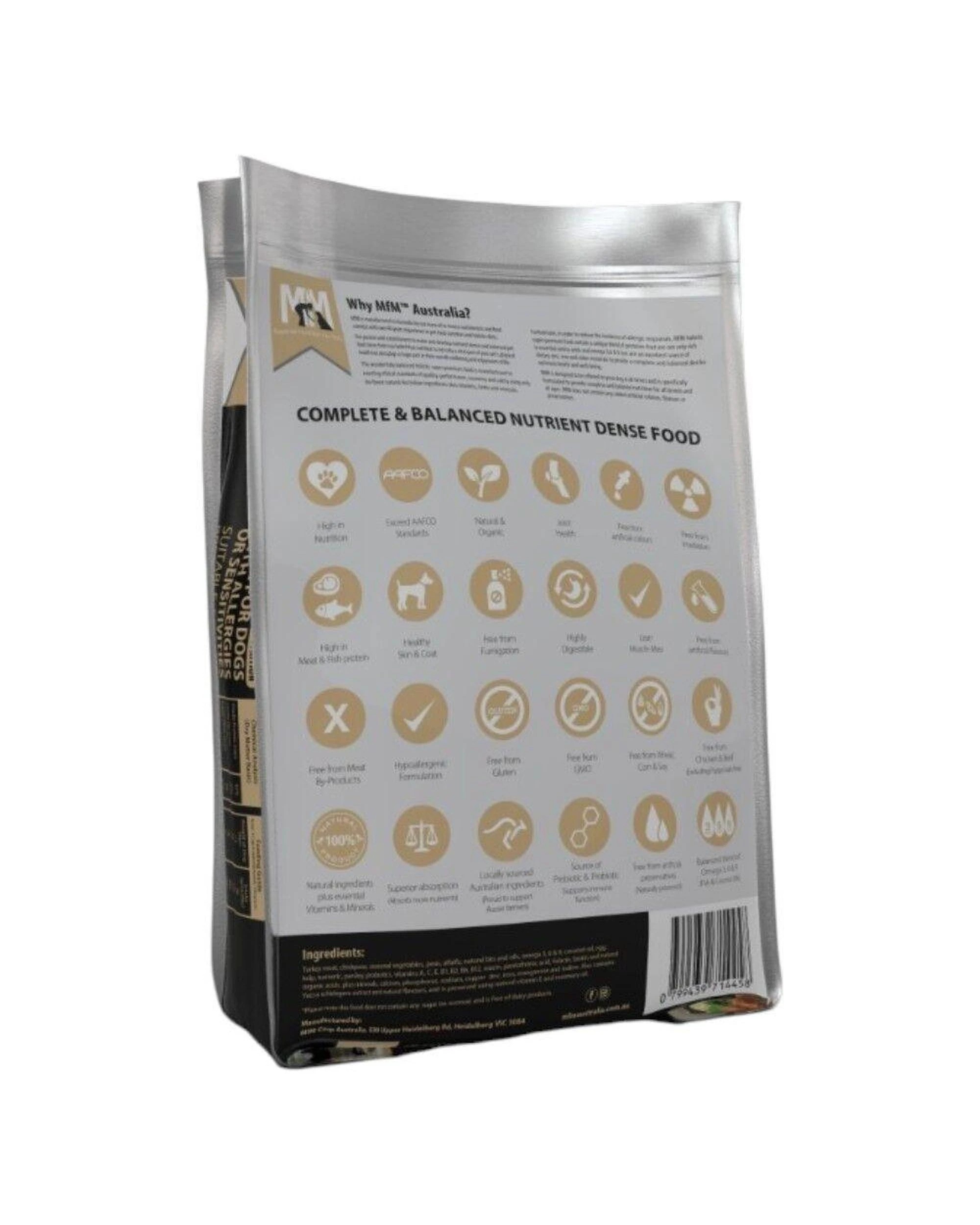 2 MFM High Performance Holistic Grain Free Turkey Dog Food 9kg, 2 of 6