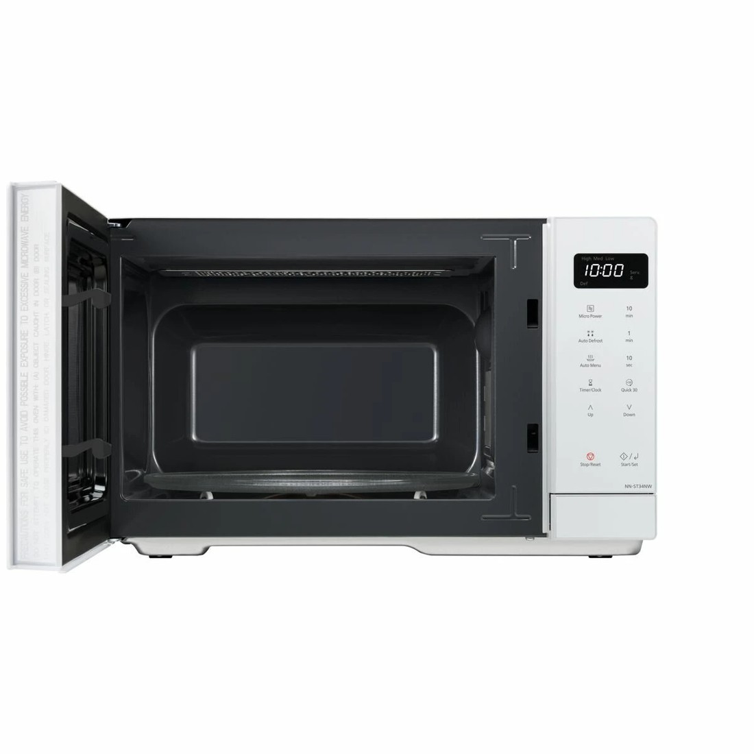 2 Panasonic 25 Litre Compact Microwave Oven - White, 2 of 5