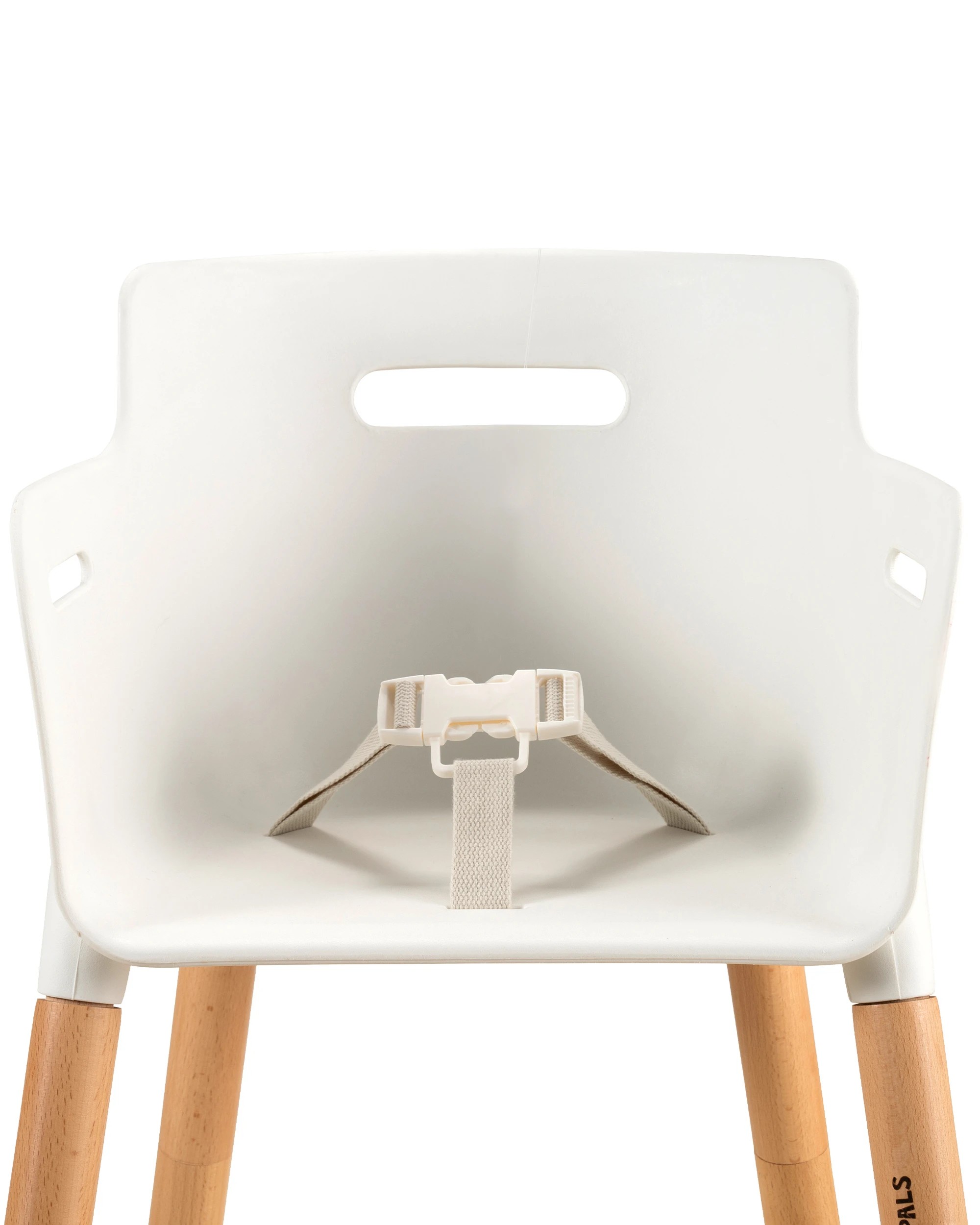 6 PlayPals Baby High Chair Wood Feeding Chairs 2 Height Modes Adjustable Footrest, 6 of 9