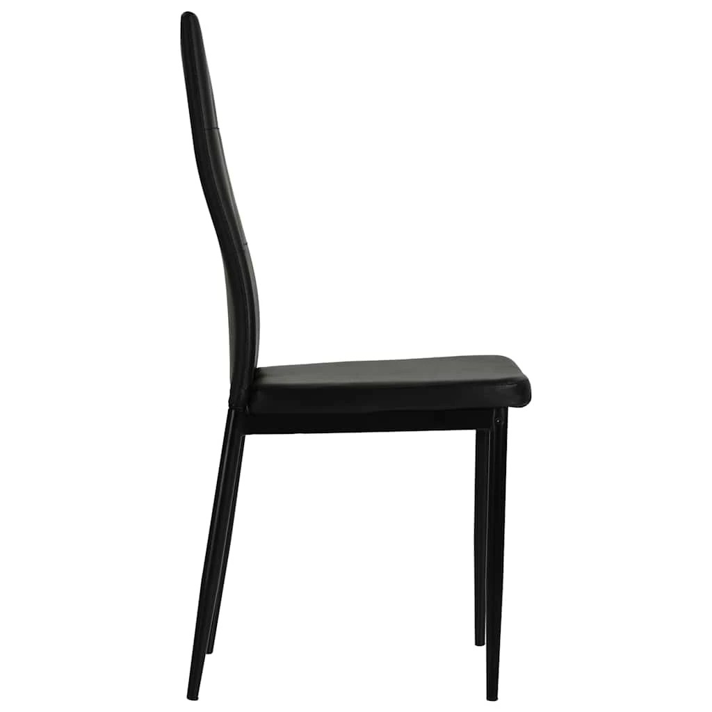 4 Vidaxl Dining Chair Dining Room Chairs - Black, 4 of 9