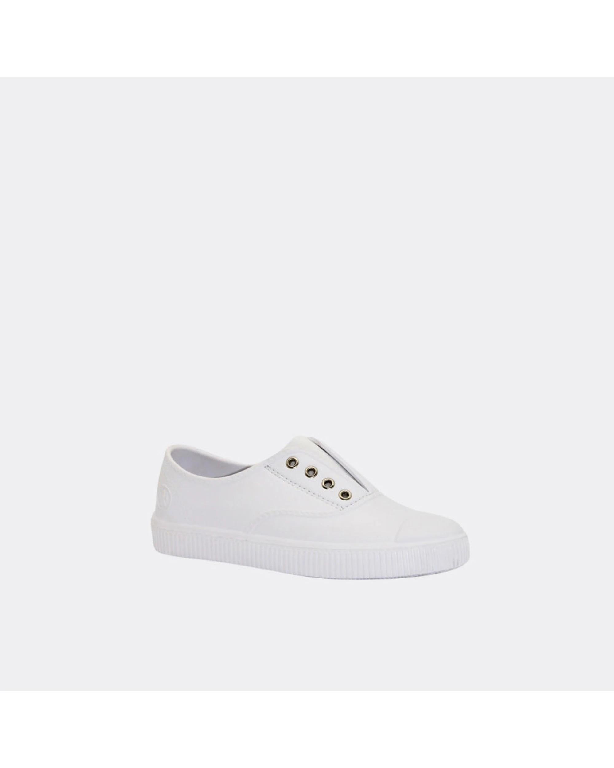 2 Human Shoes Jaffa Women's Slip-On Sneakers Lightweight Cool Grey WHITE, 2 of 3
