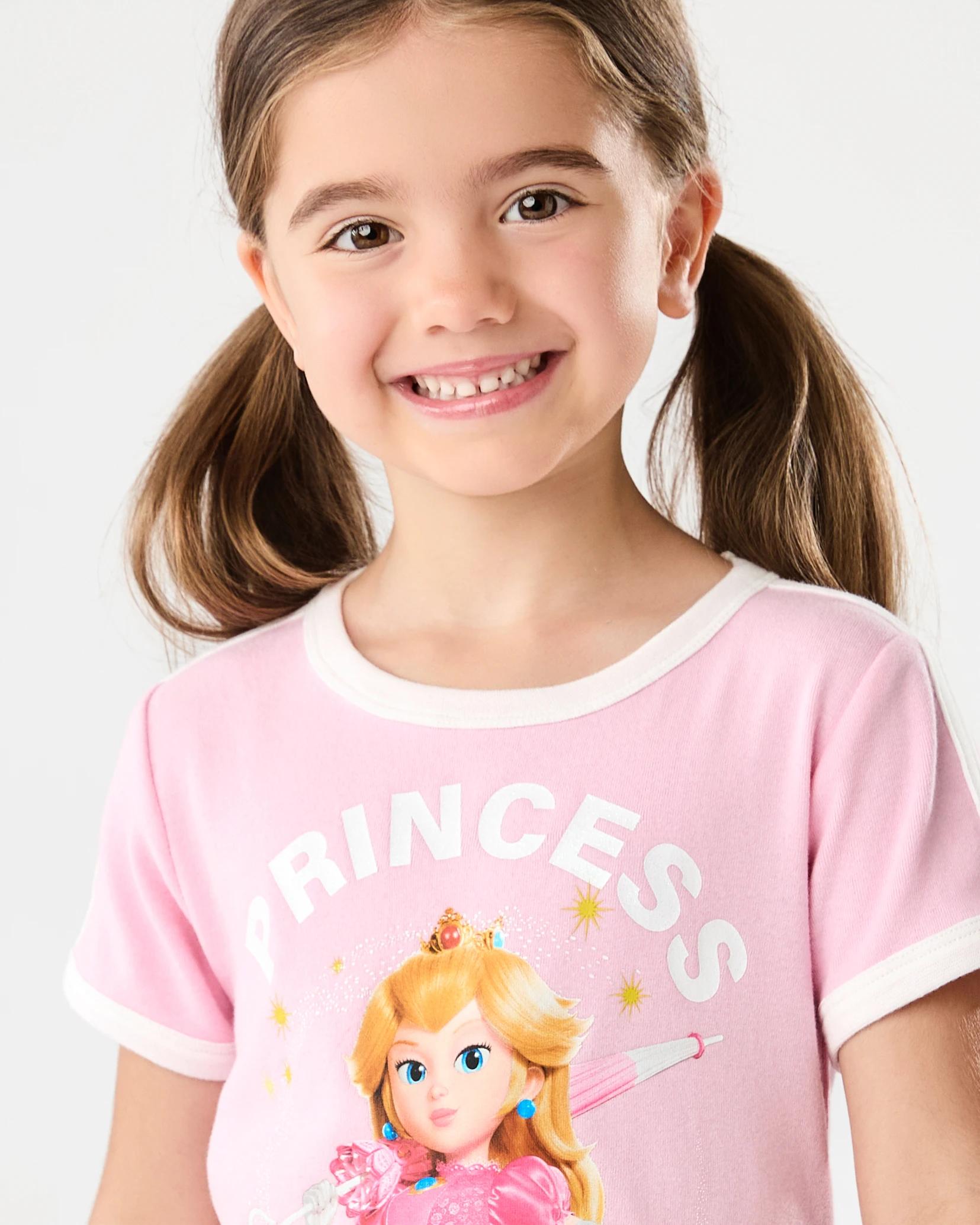 3 Princess Peach License Short Sleeve T-shirt Mario, 3 of 8