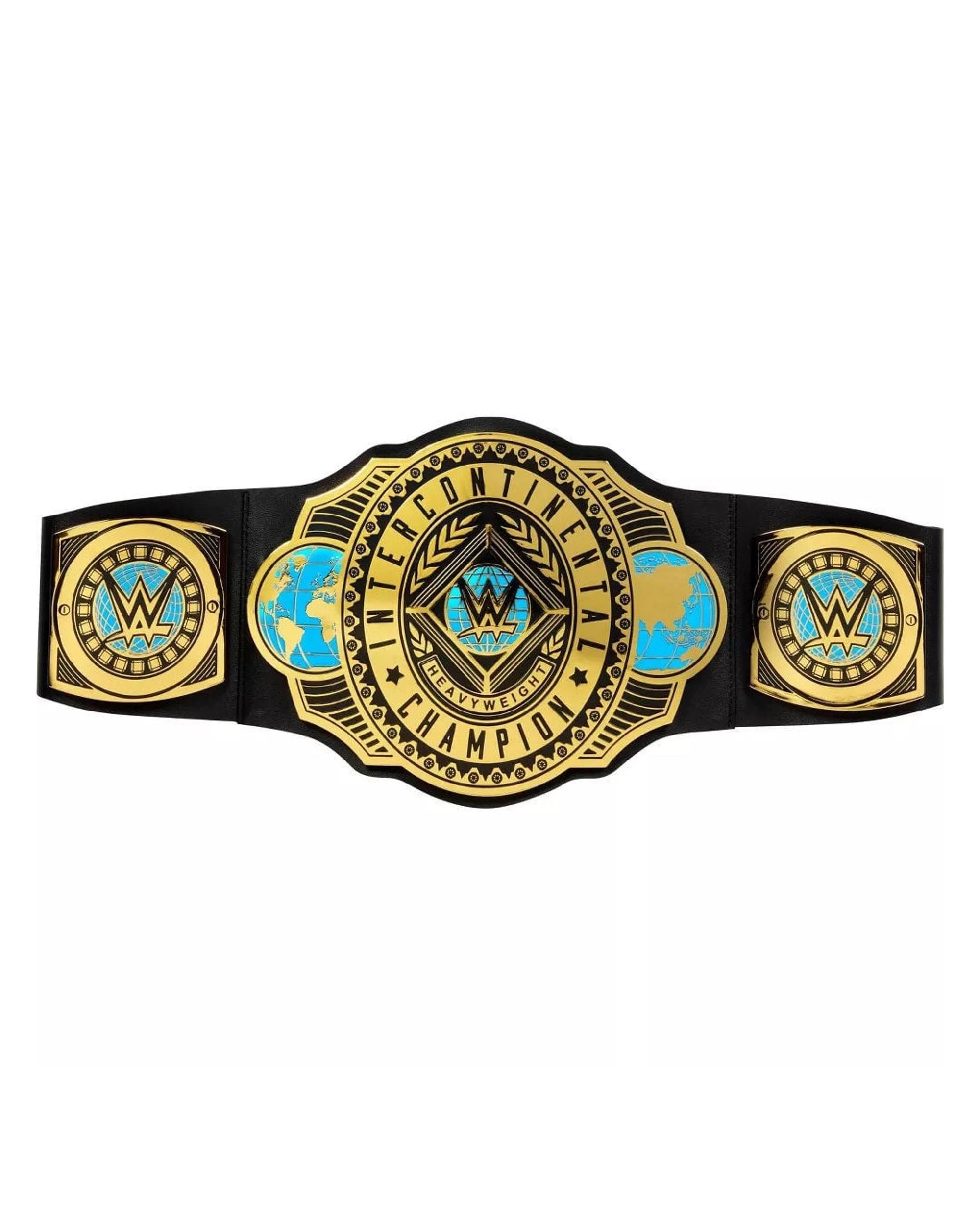 2 WWE Championship Wrestling Title Belt Intercontinental Championship - Blue Edition, 2 of 3