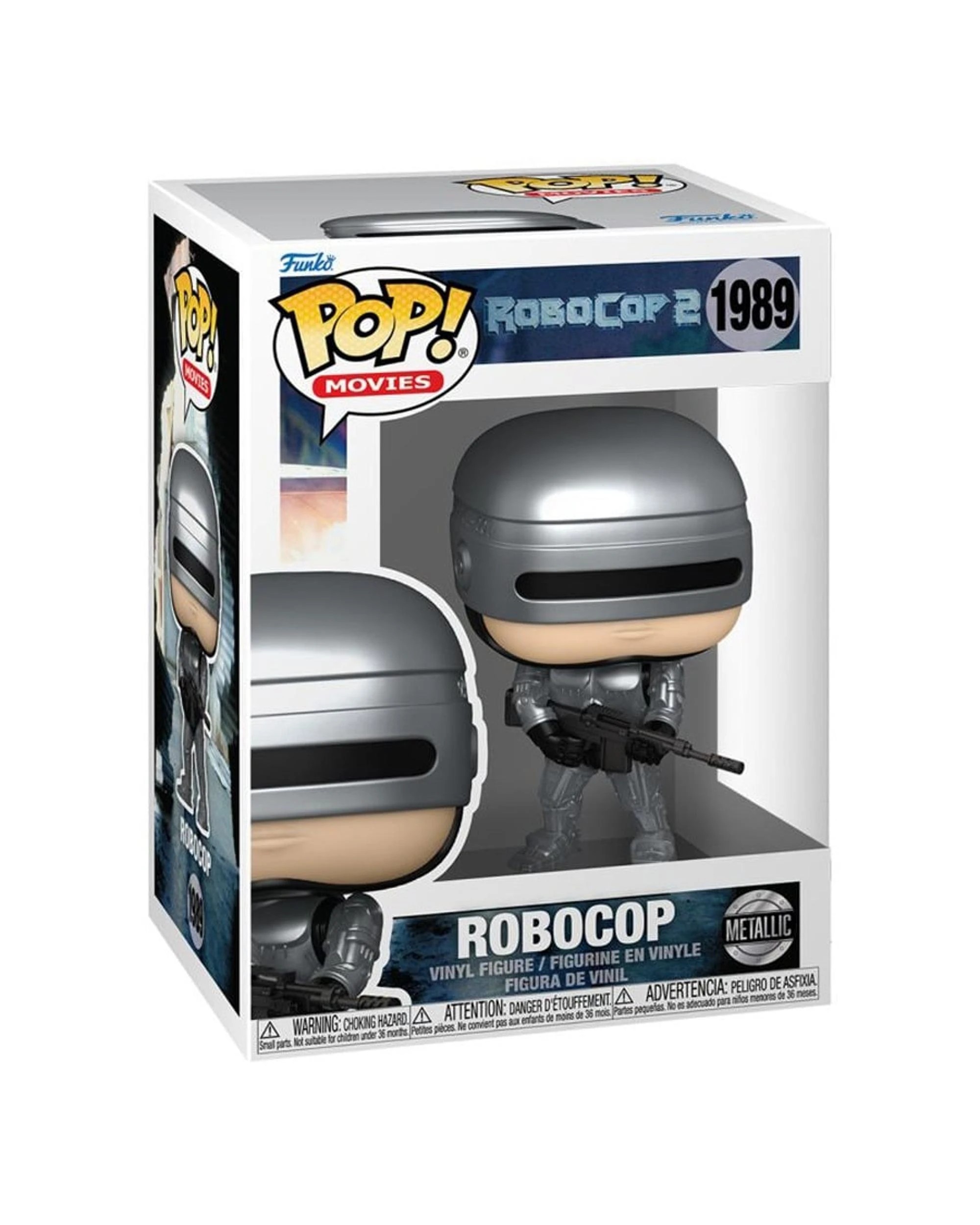 3 RoboCop 2 Robocop Metallic Funko POP! Vinyl, 3 of 6