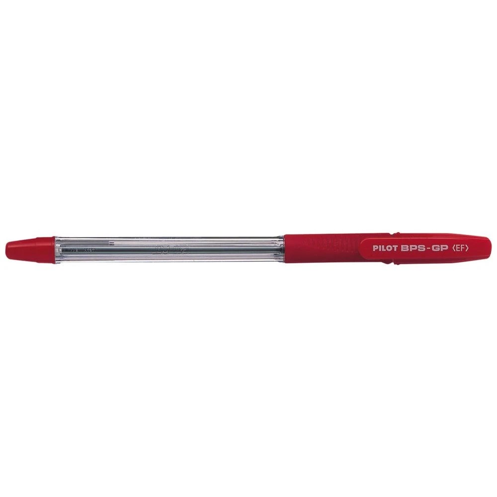 1 PILOT BPS-GP Extra Fine Ballpoint Pen Red, 1 of 1