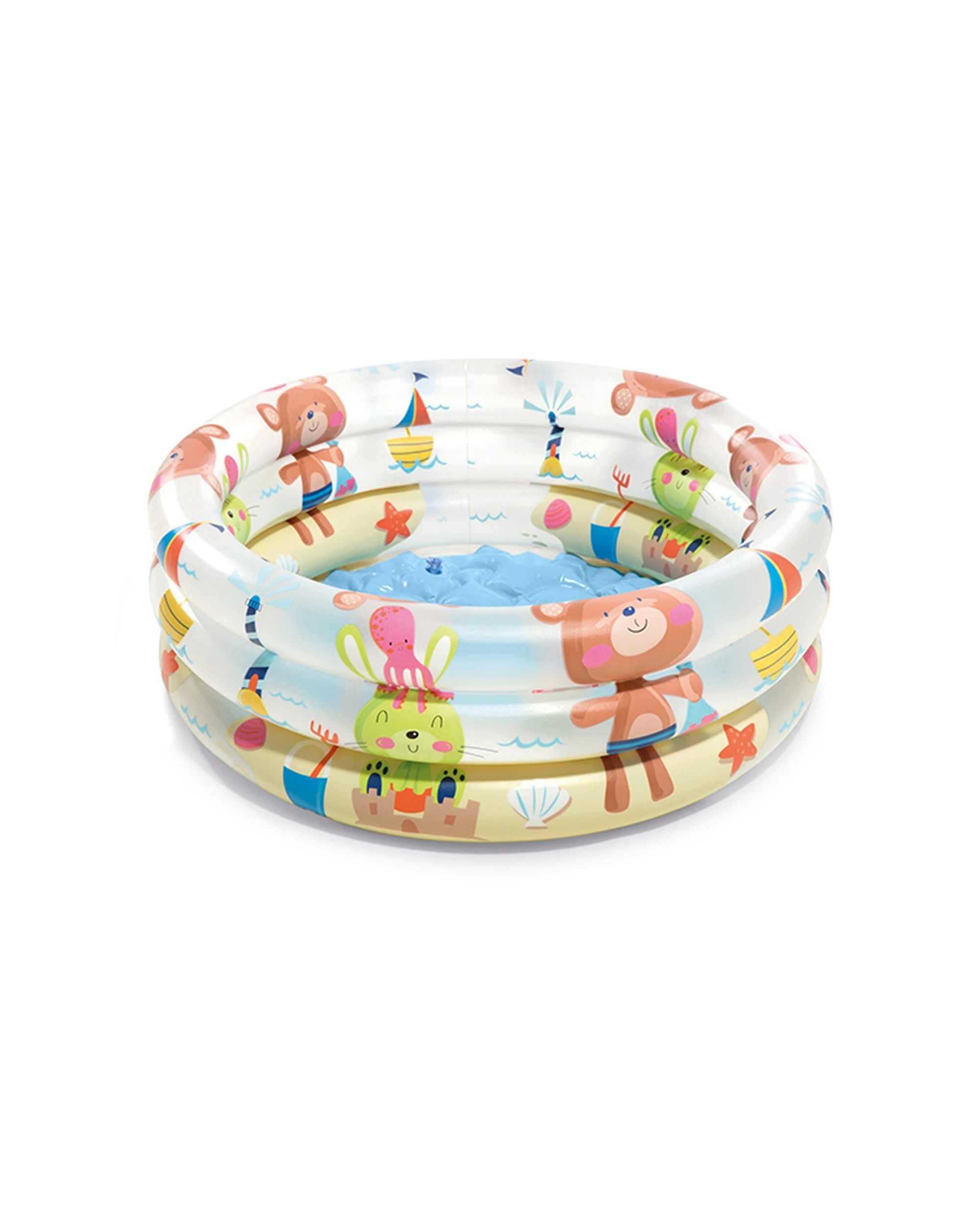 2 Intex 2PK Beach Buddies 3 Ring Baby Pool 1-3Y - Multi, 2 of 3