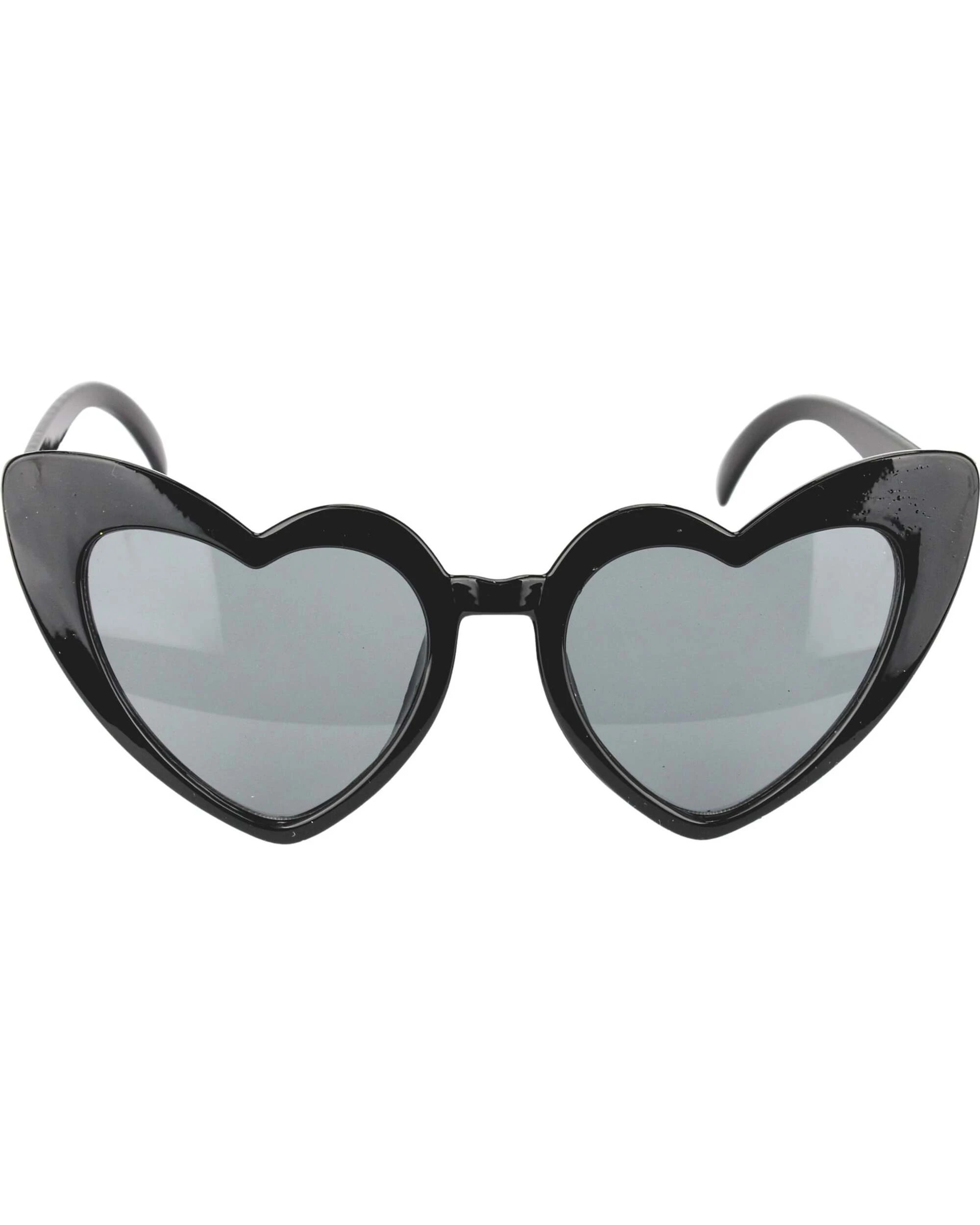 1 JD Party Retro Hearts Party Glasses - One Size - Black, 1 of 2
