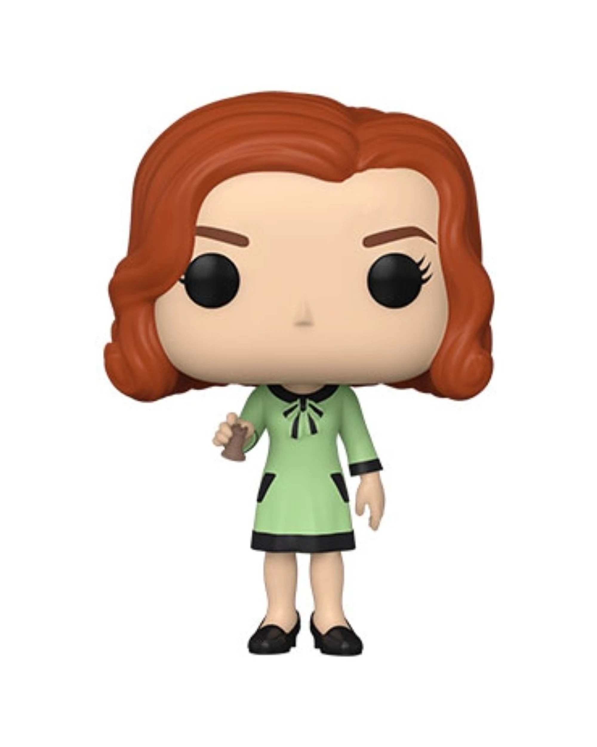 2 Pop Vinyl Figurine Queens Gambit - Beth Harmon - 10cm Collectible Figure - Green, 2 of 3