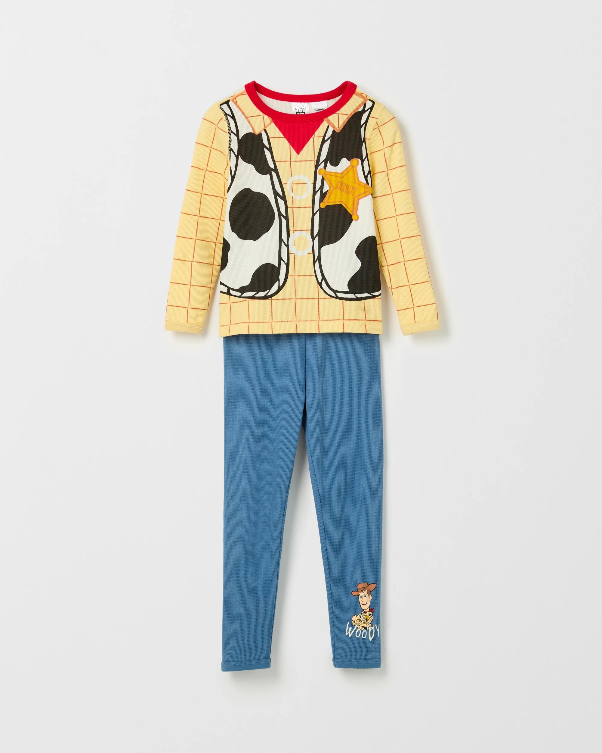 5 Disney Toy Story Woody Australian Cotton Top & Pants Younger Boys Pyjama Set WOODY, 5 of 7