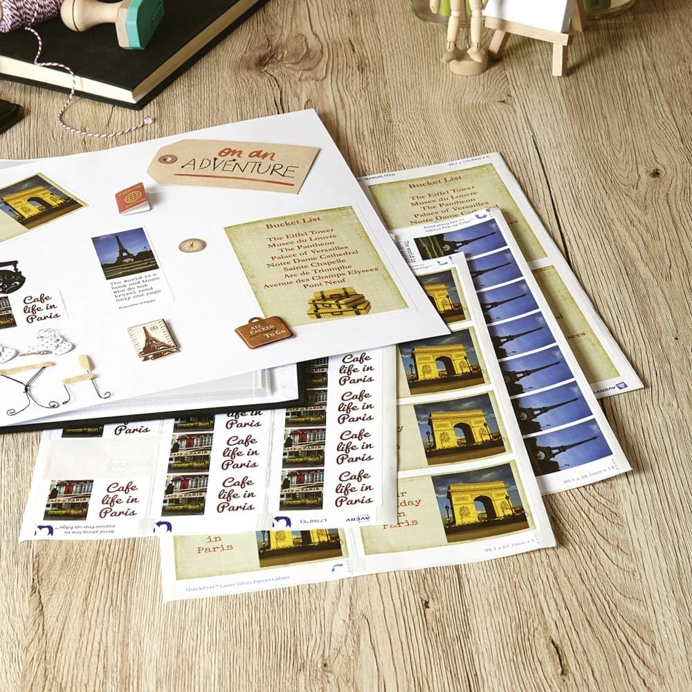 4 Avery 21UP Matte Laser Address Labels 20 Sheets, 4 of 4
