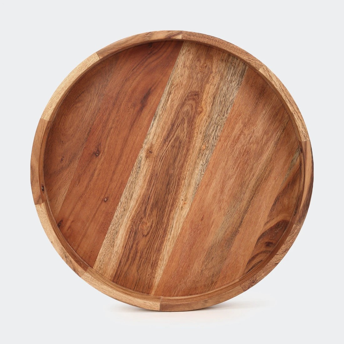 3 Acacia Round Serving Tray, 3 of 6