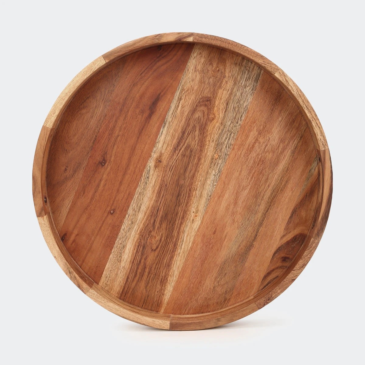 3 Acacia Round Serving Tray, 3 of 6