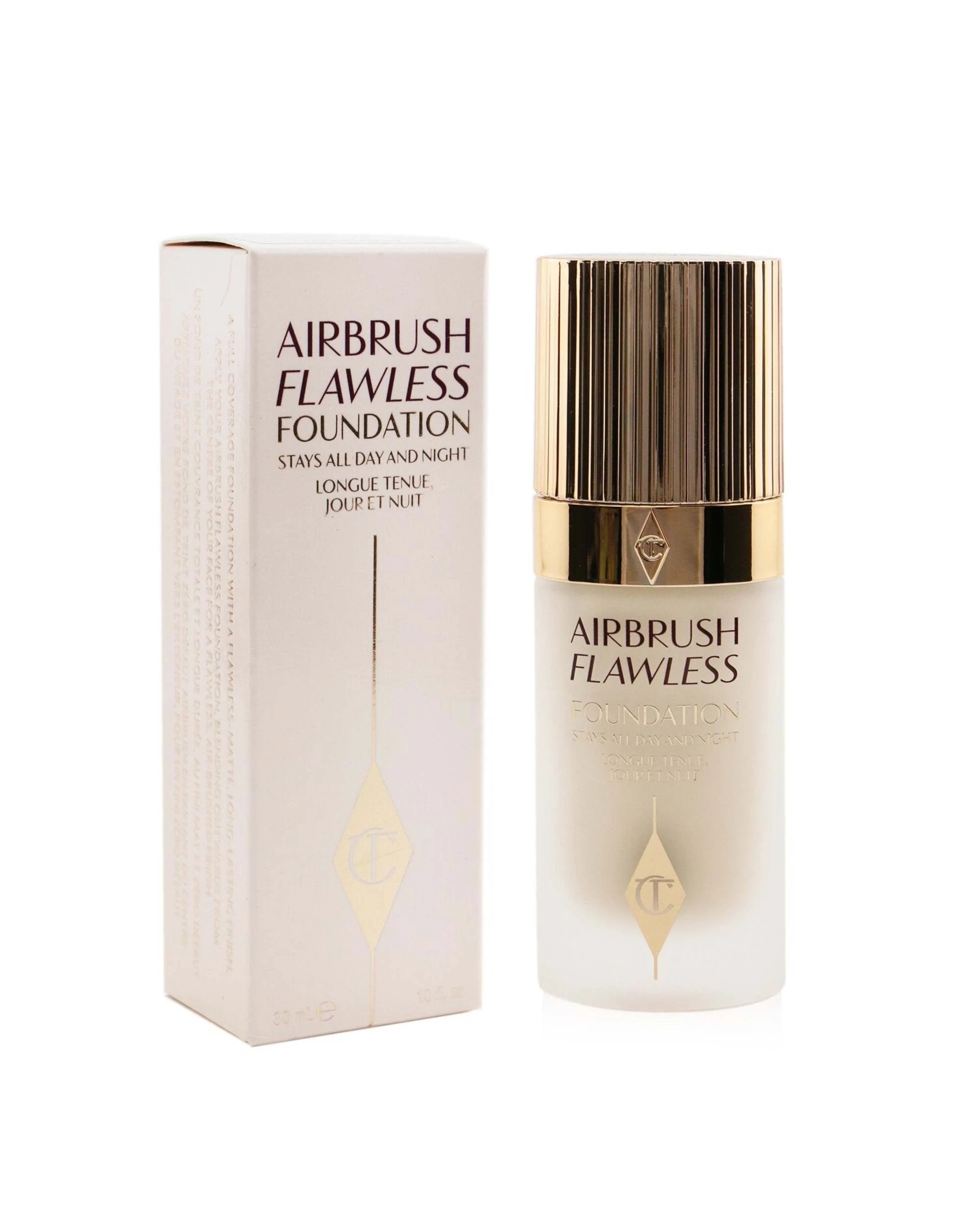 5 Charlotte Tilbury Airbrush Flawless Foundation - # 30ml/1oz - Natural, 5 of 9