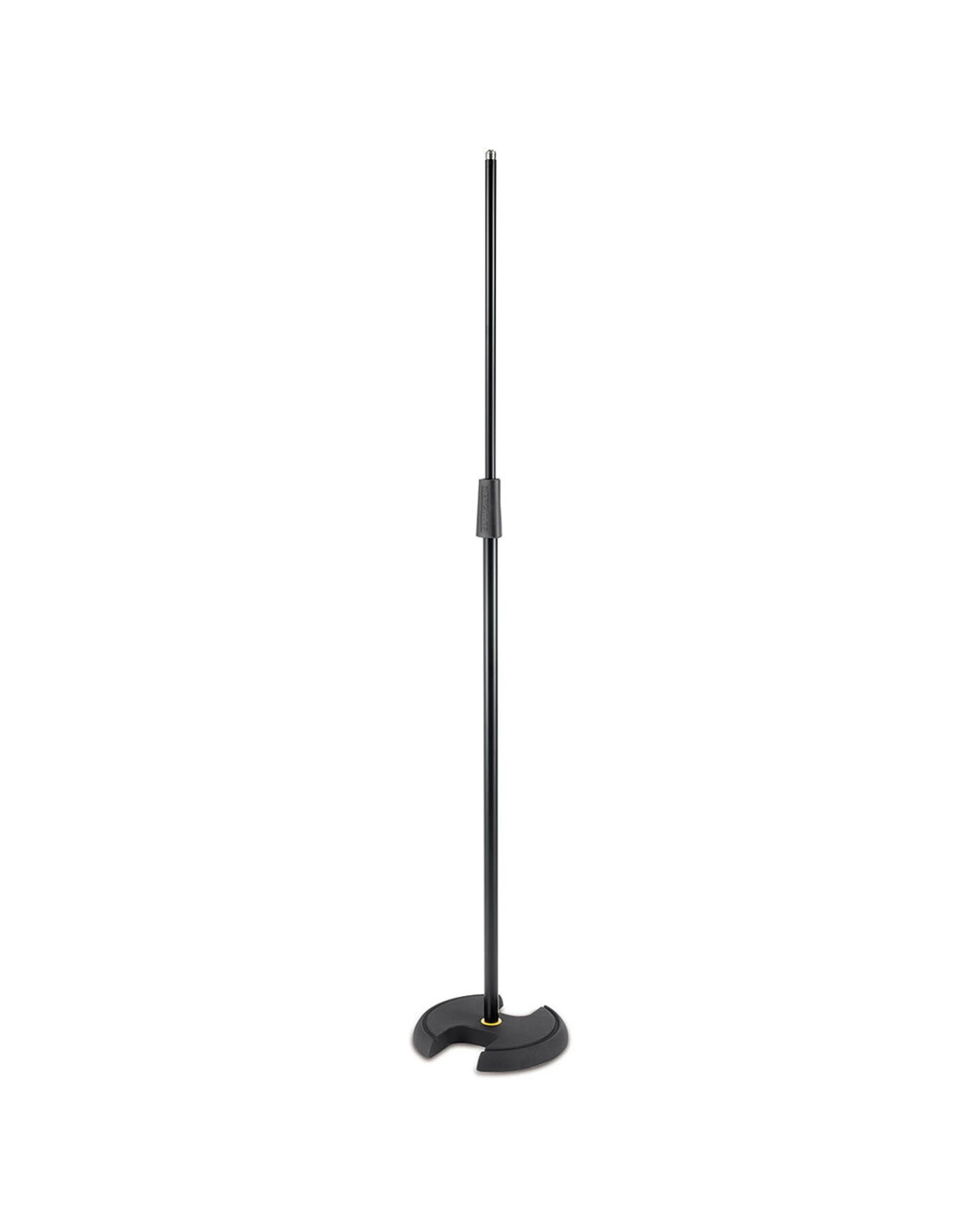1 Hercules Quick Turn Adjustable Microphone Stand Mic Holder With Weighted H-Base - Black, 1 of 1