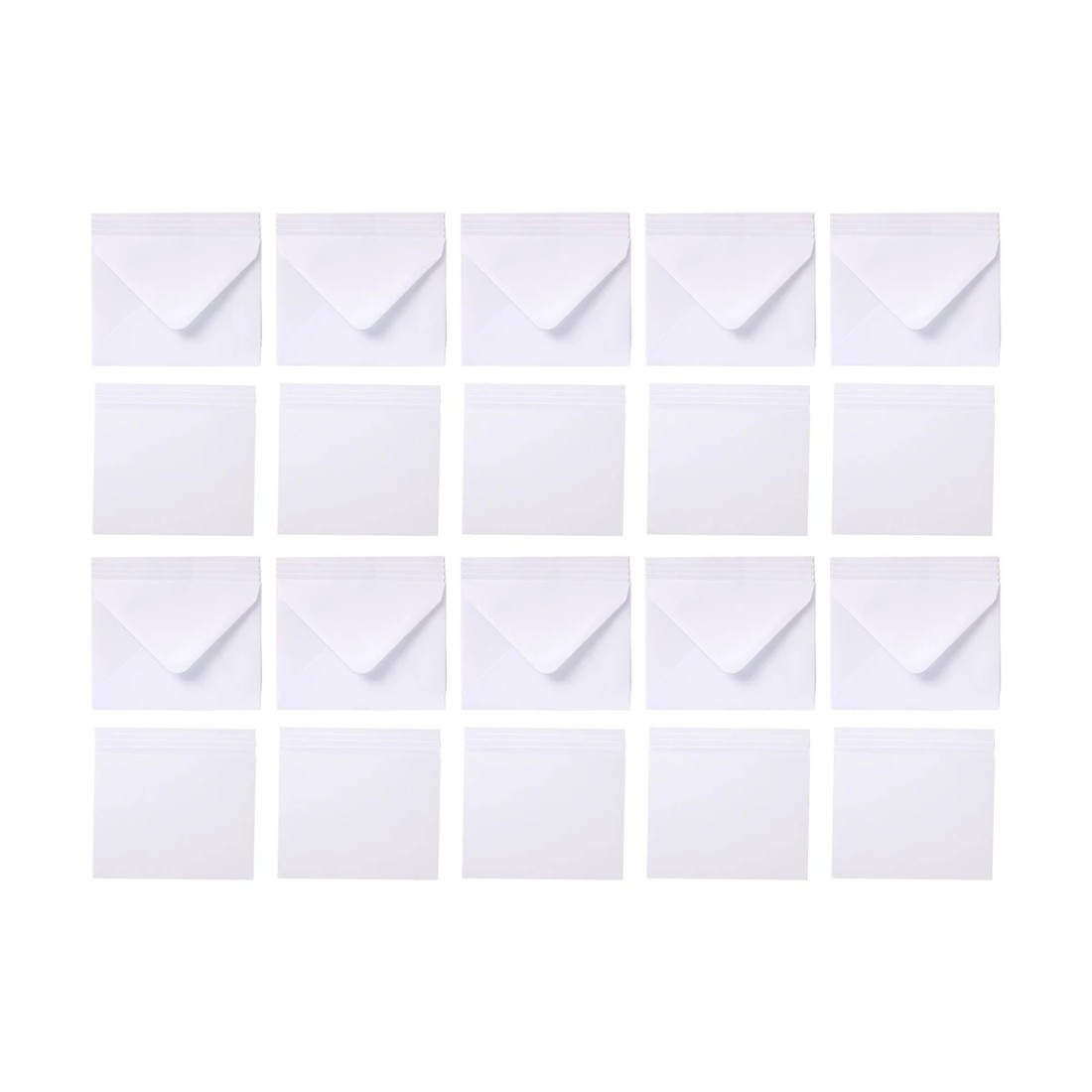 2 50 Pack Cards and Envelopes - White, 2 of 3