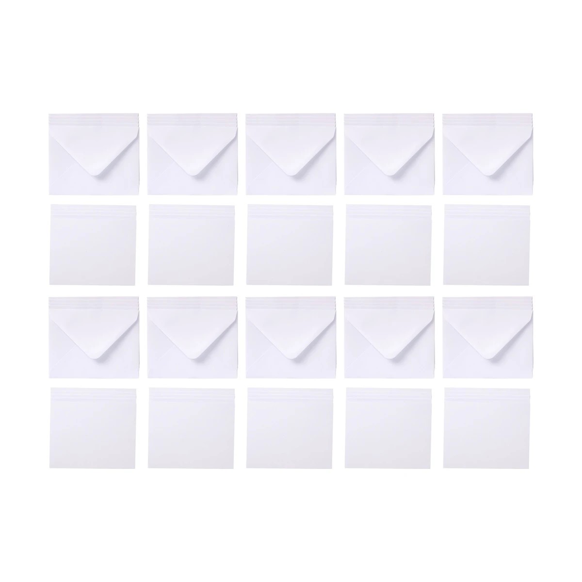2 50 Pack Cards and Envelopes - White, 2 of 3