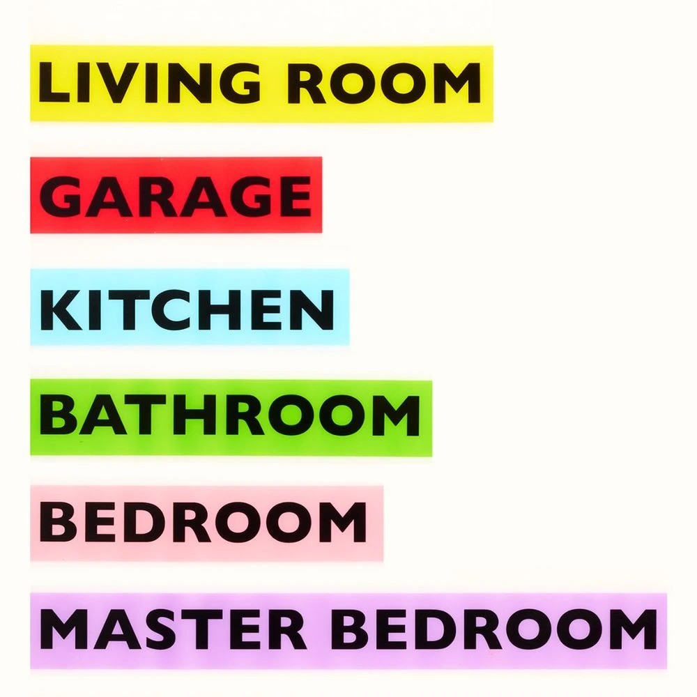 5 PPS Coloured Room Label Tape 48x66m 6 Pack, 5 of 6