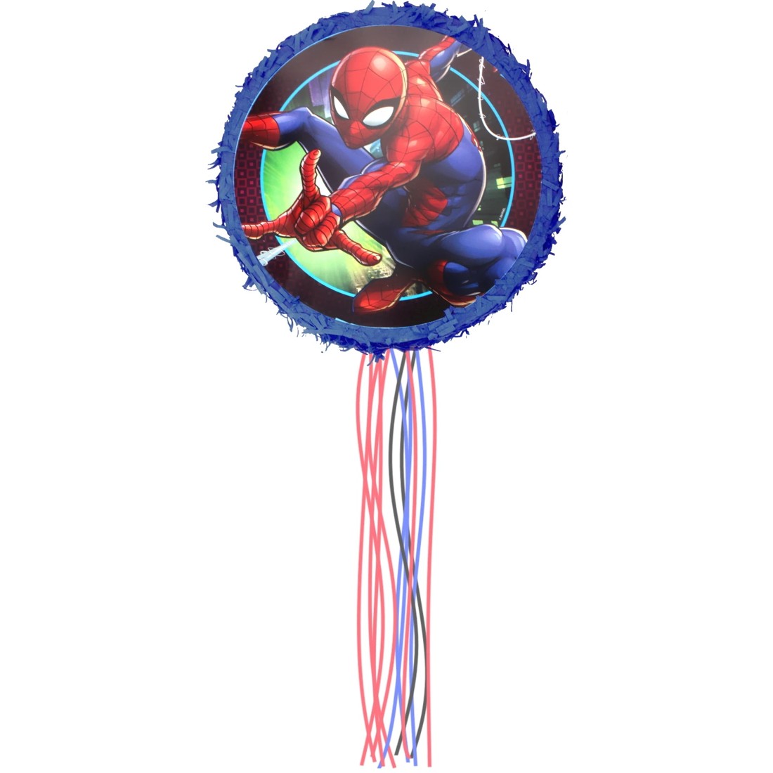 1 Amscan Spiderman Webbed Wonder Pull String Pinata, 1 of 1
