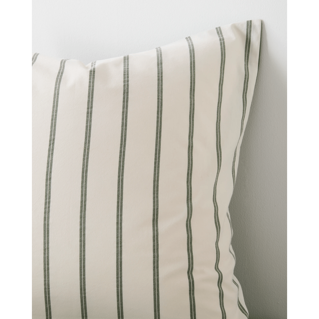 4 Arlo Stonewash Stripe European Pillowcase
 - Queen Bed
 - Green, 4 of 4