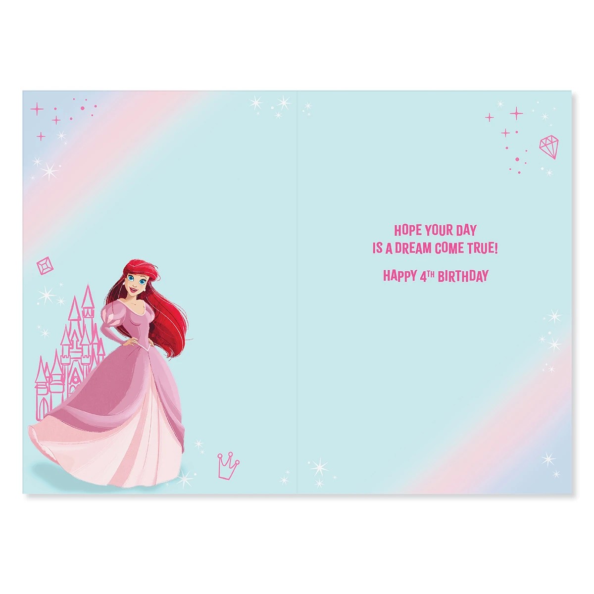 2 Connections from Hallmark 4th Birthday Card - Disney Princess, 2 of 3