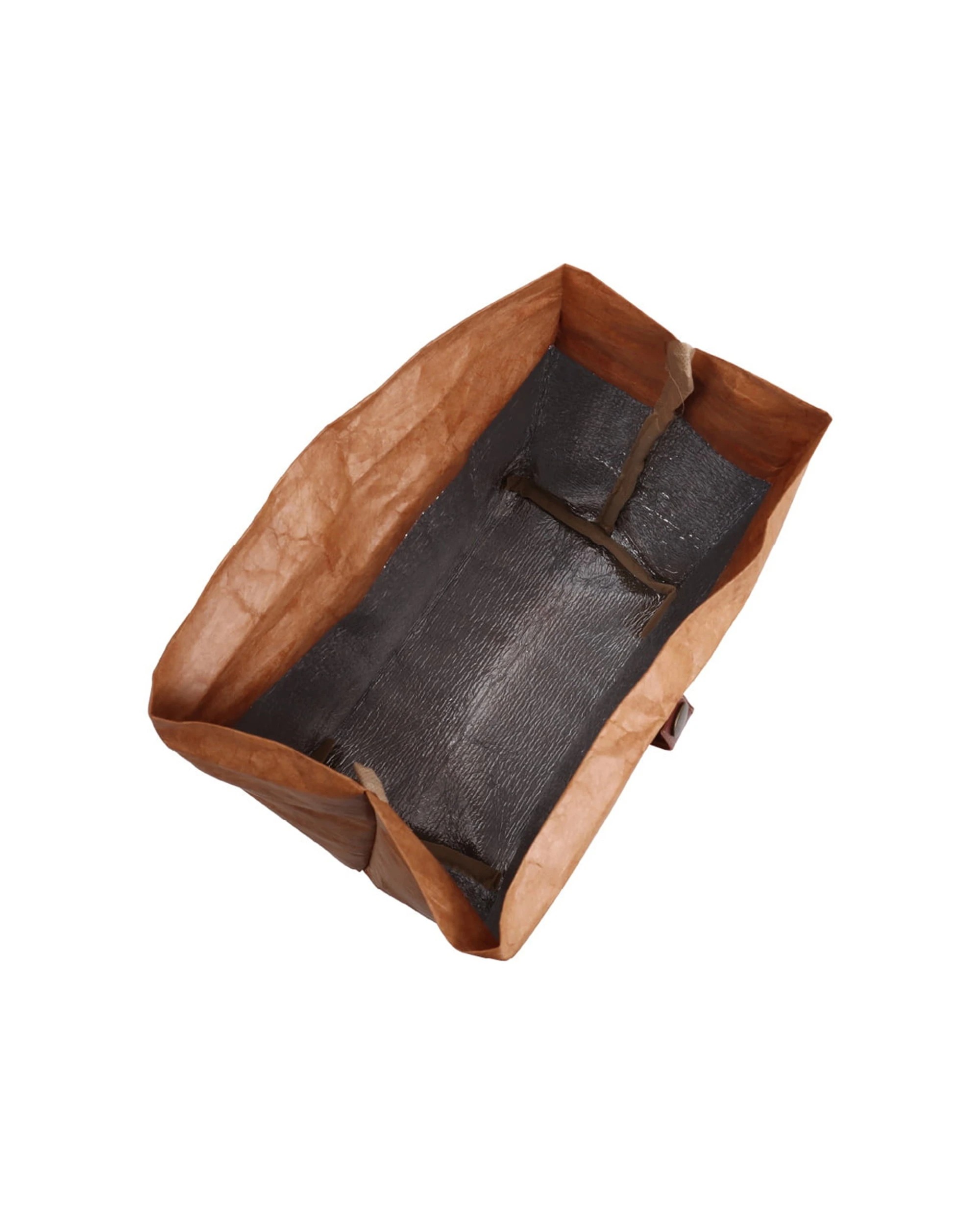 5 Eco Basics Reusable Insulated Paper Snack/lunch Bag Waterproof Storage Brown
 - Brown, 5 of 9