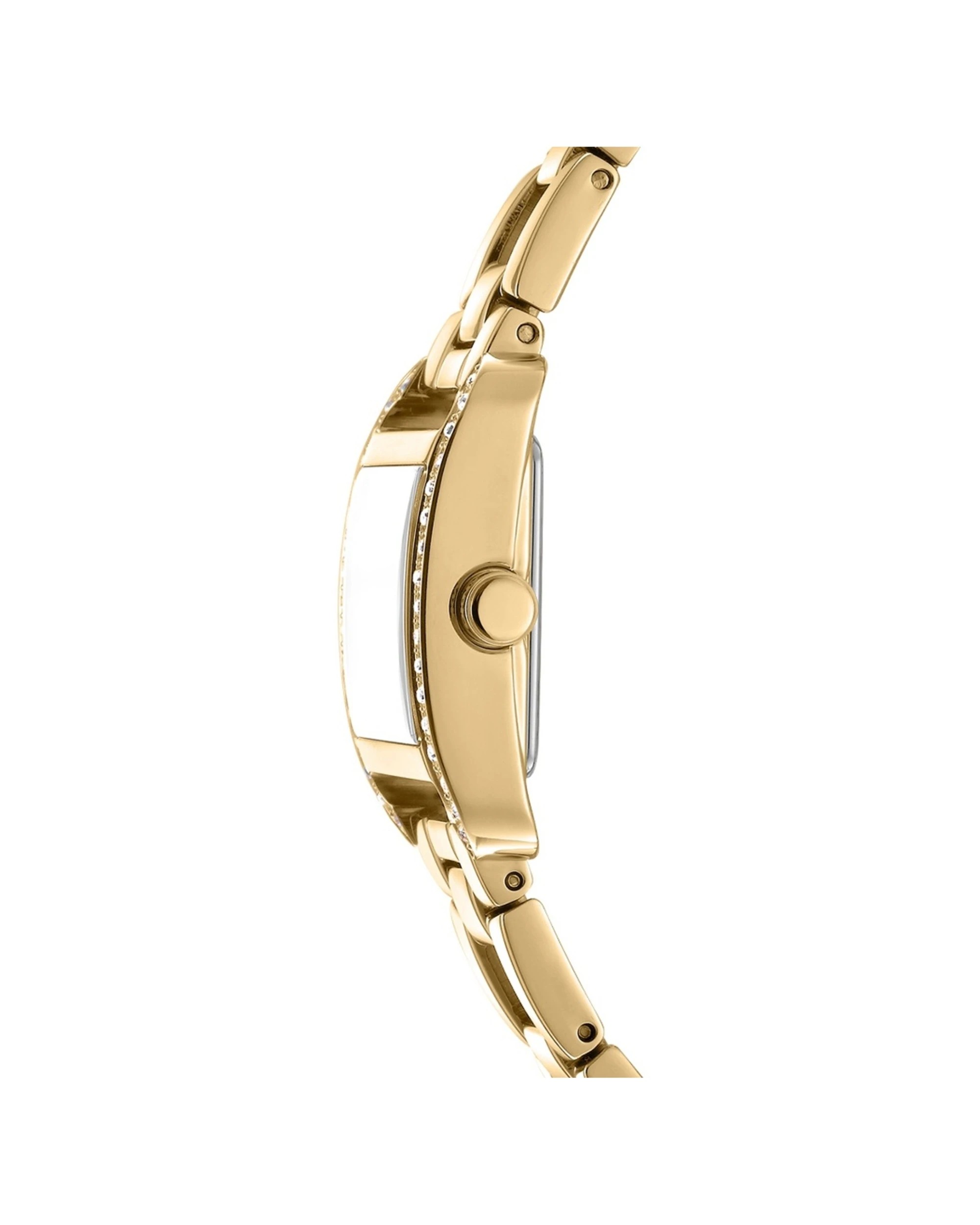 3 DKNY Mini Women's Gold Watch Champagne Dial 21x27mm With Bracelet 19cm+1cm, 3 of 4