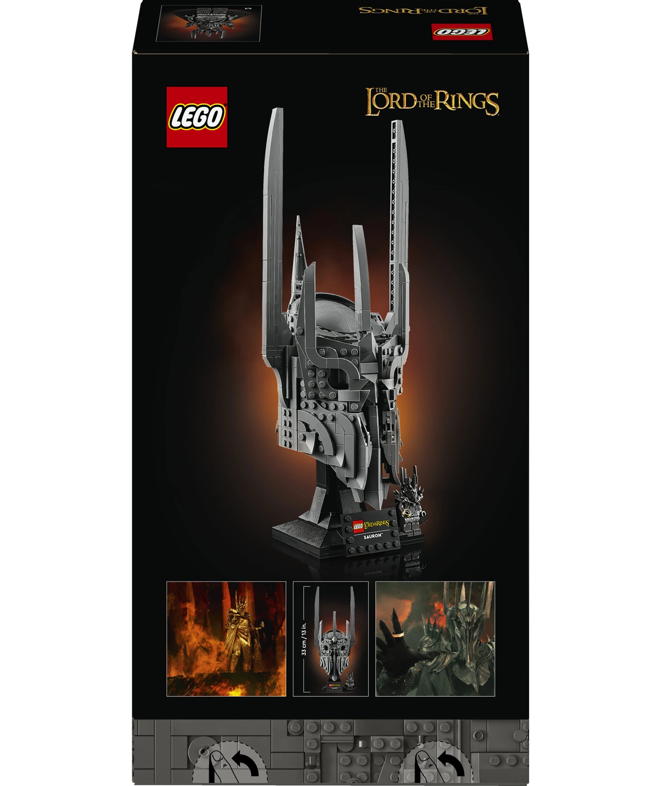 10 LEGO Icons The Lord of the Rings: Sauron's Helmet 11373, 10 of 10