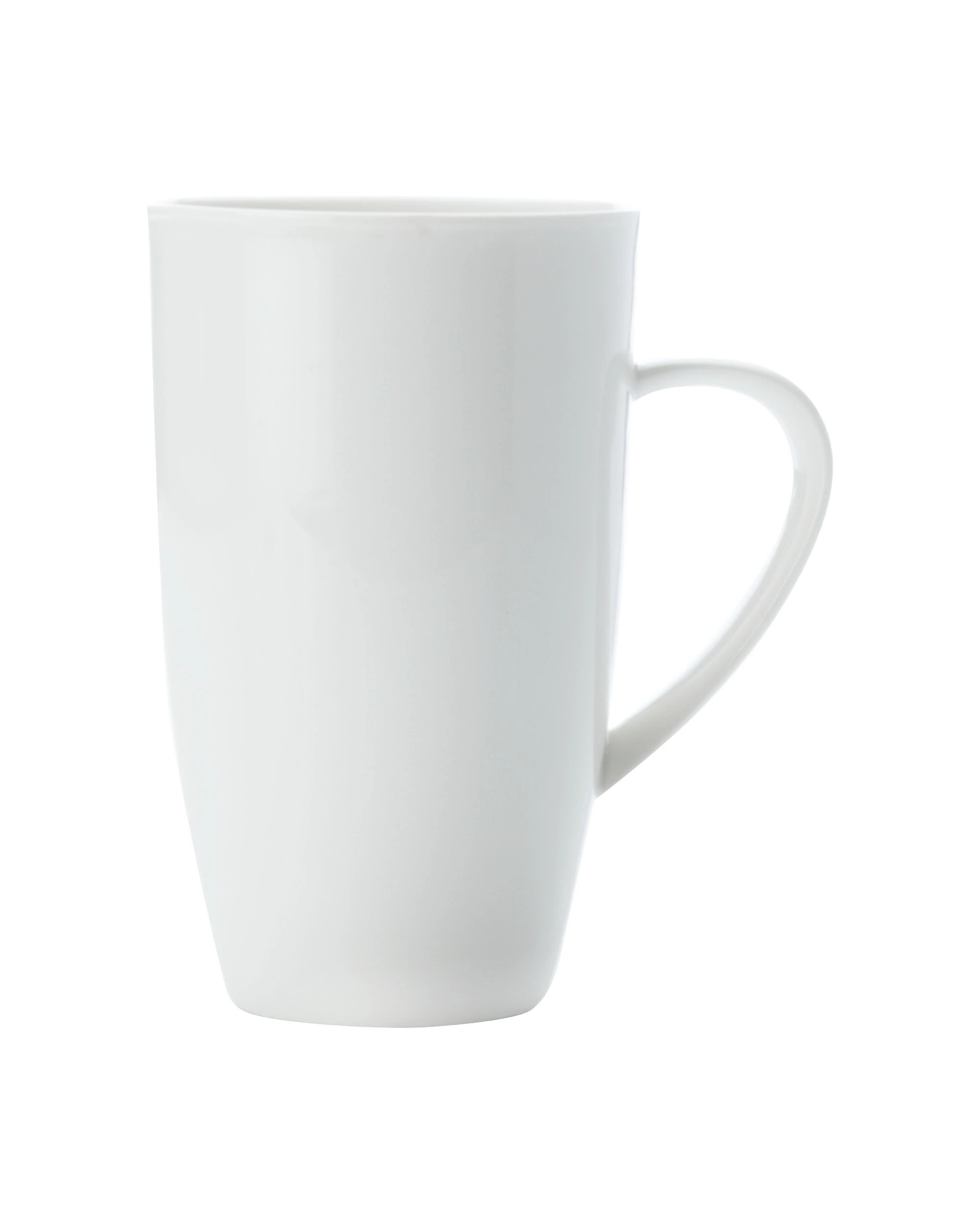 1 Maxwell & Williams Basics Hi Coupe Mug Large Porcelain Dishwasher Safe - White, 1 of 3