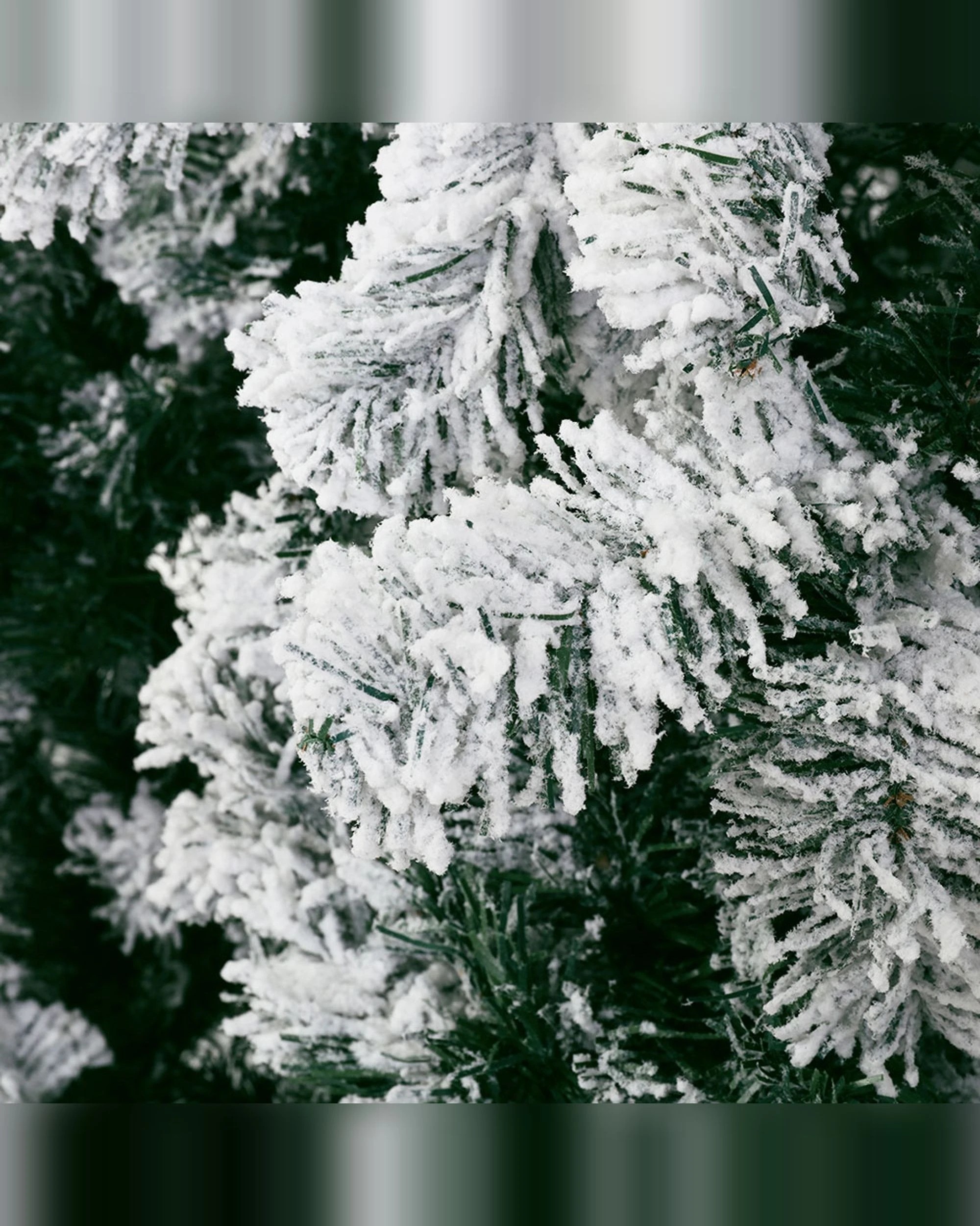 3 Jingle Jollys Christmas Tree 1.8m Snow Flocked Xmas Tree Decorations 468 Tips
 - Green, 3 of 3