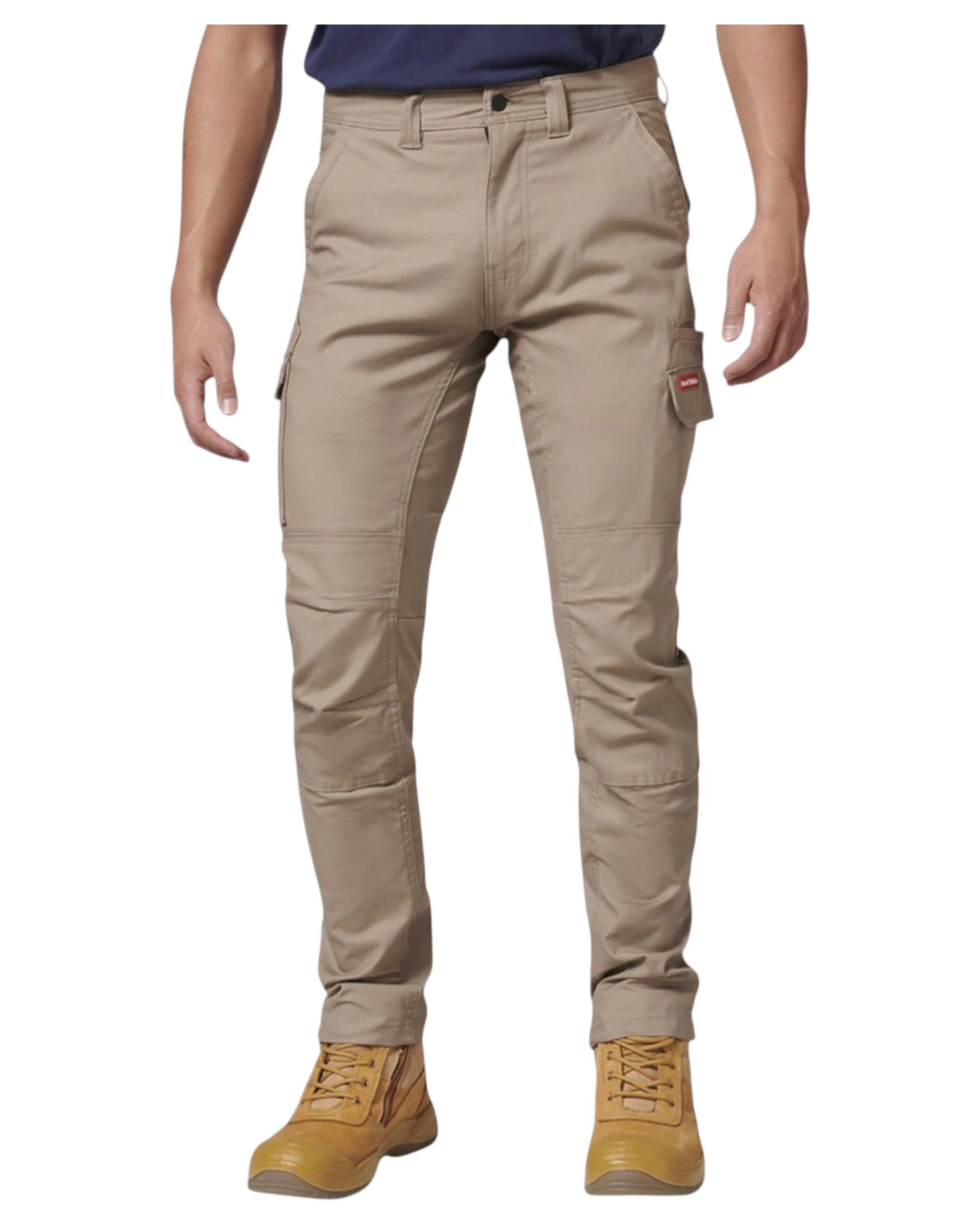 8 Hard Yakka Mens 3056 Stretch Canvas Cargo Pants Desert DESERT, 8 of 10