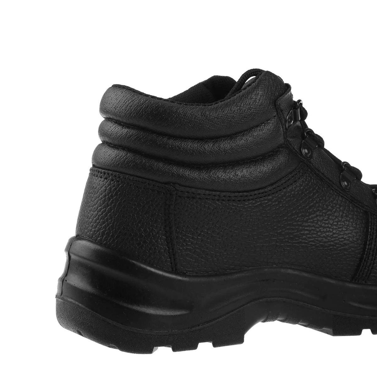 5 Padded Collar Work Boots BLACK, 5 of 5