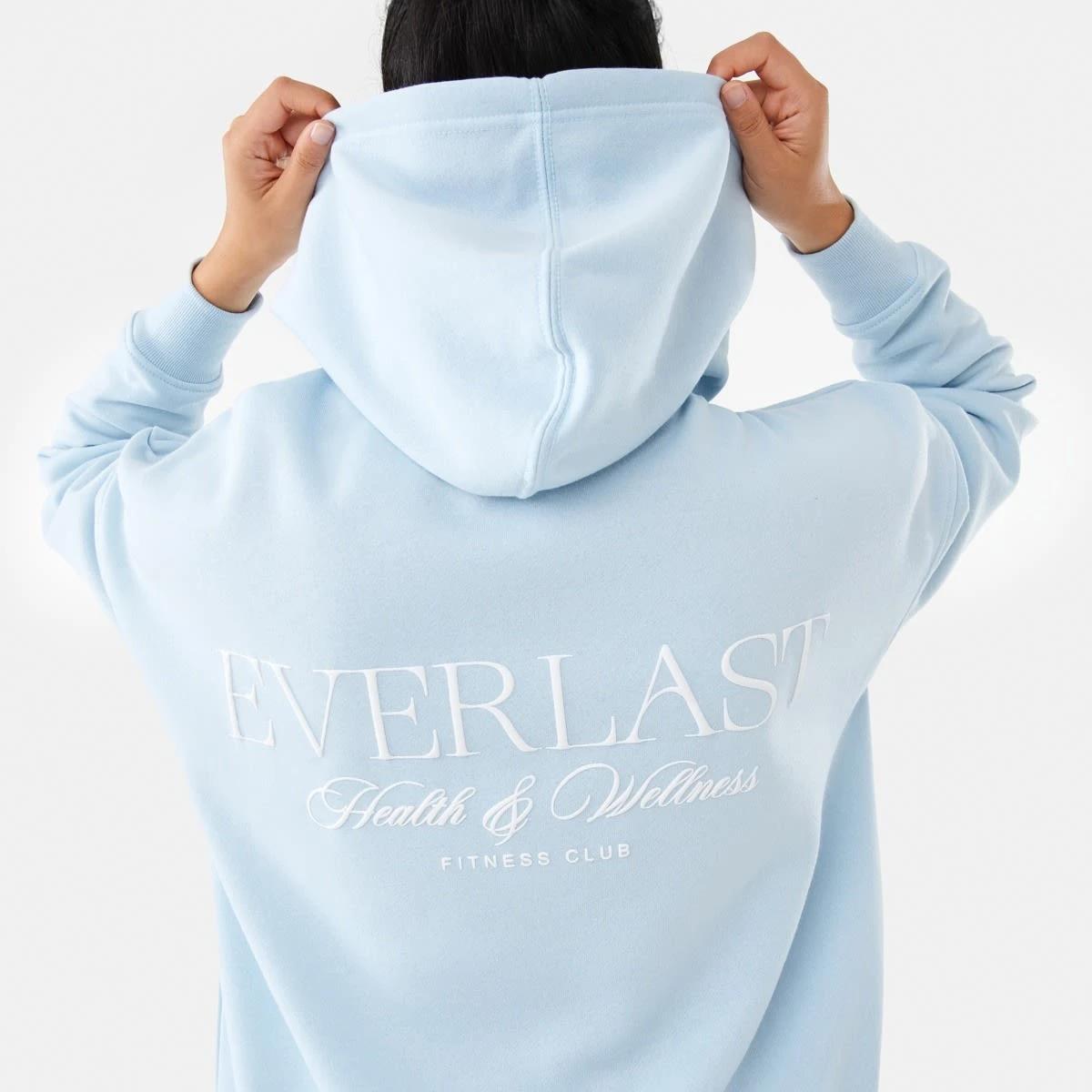 9 Everlast Womens Street Oversized Hoodie Retro Blue, 9 of 10