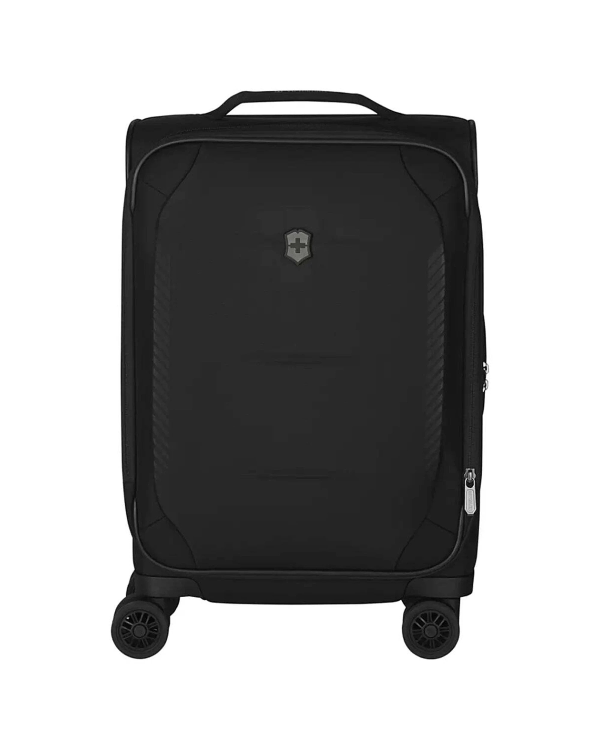 3 Victorinox Crosslight Frequent Flyer Expandable Softside Carry-On Suitcase - Black, 3 of 7
