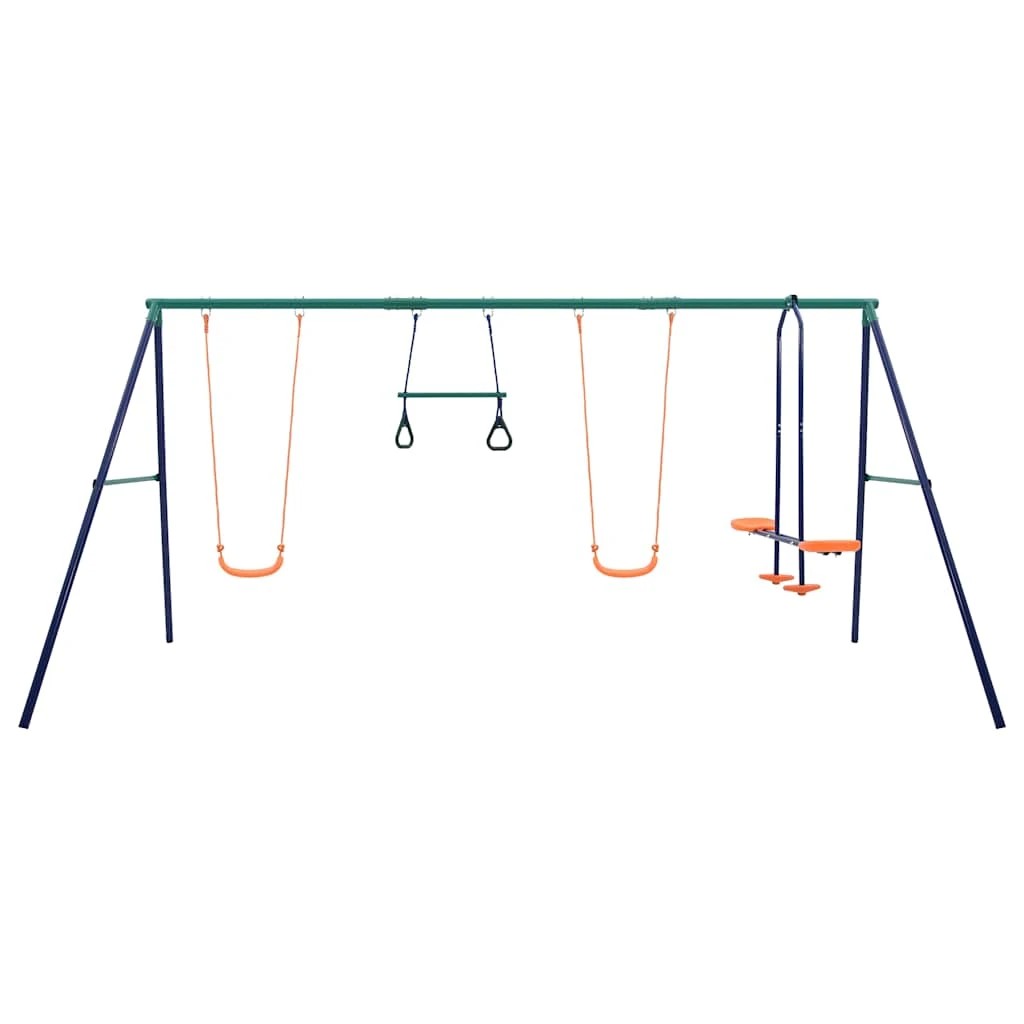 2 Vidaxl Swing Single Swing - Orange, 2 of 9