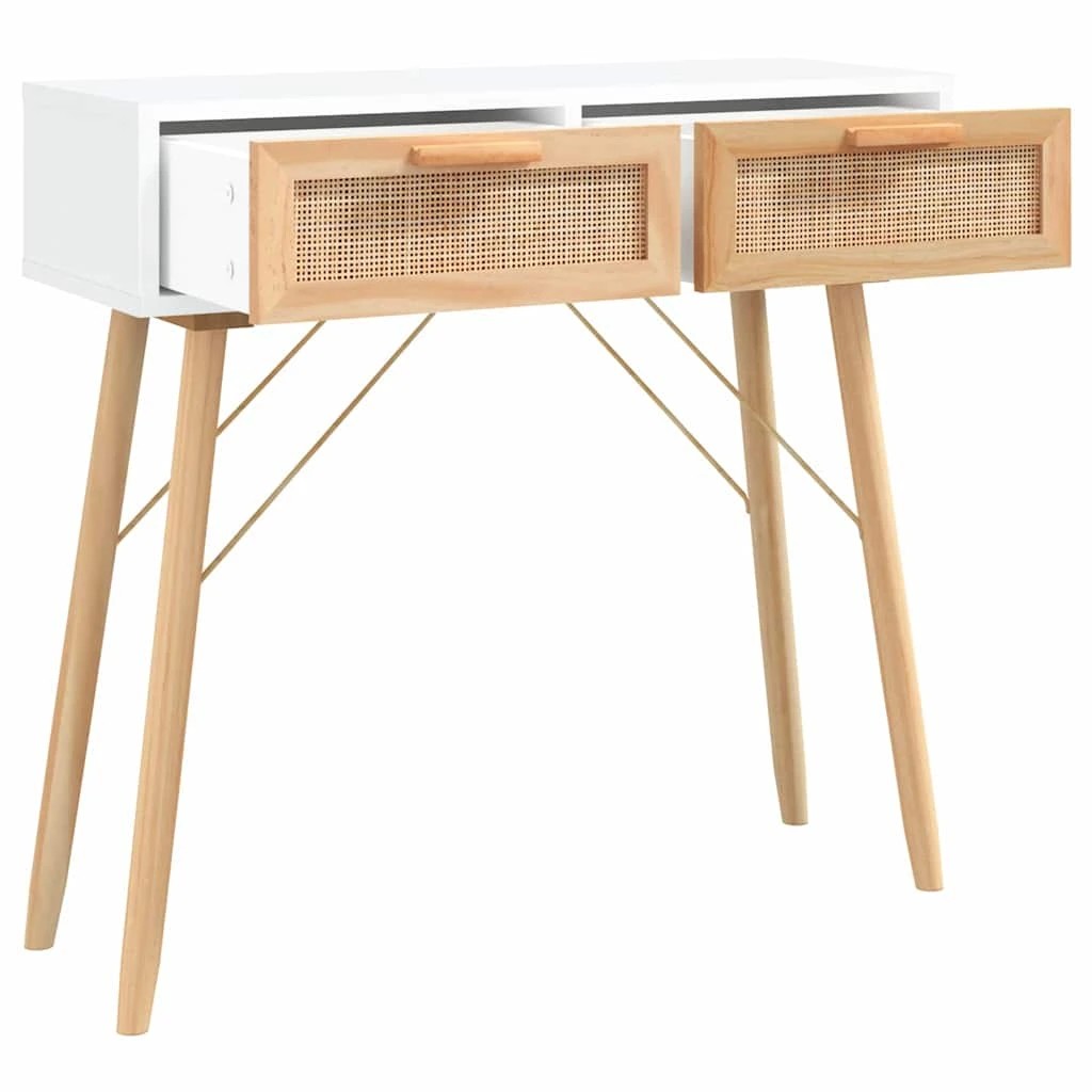 1 Vidaxl Console Table, Console Tables - White, 1 of 8