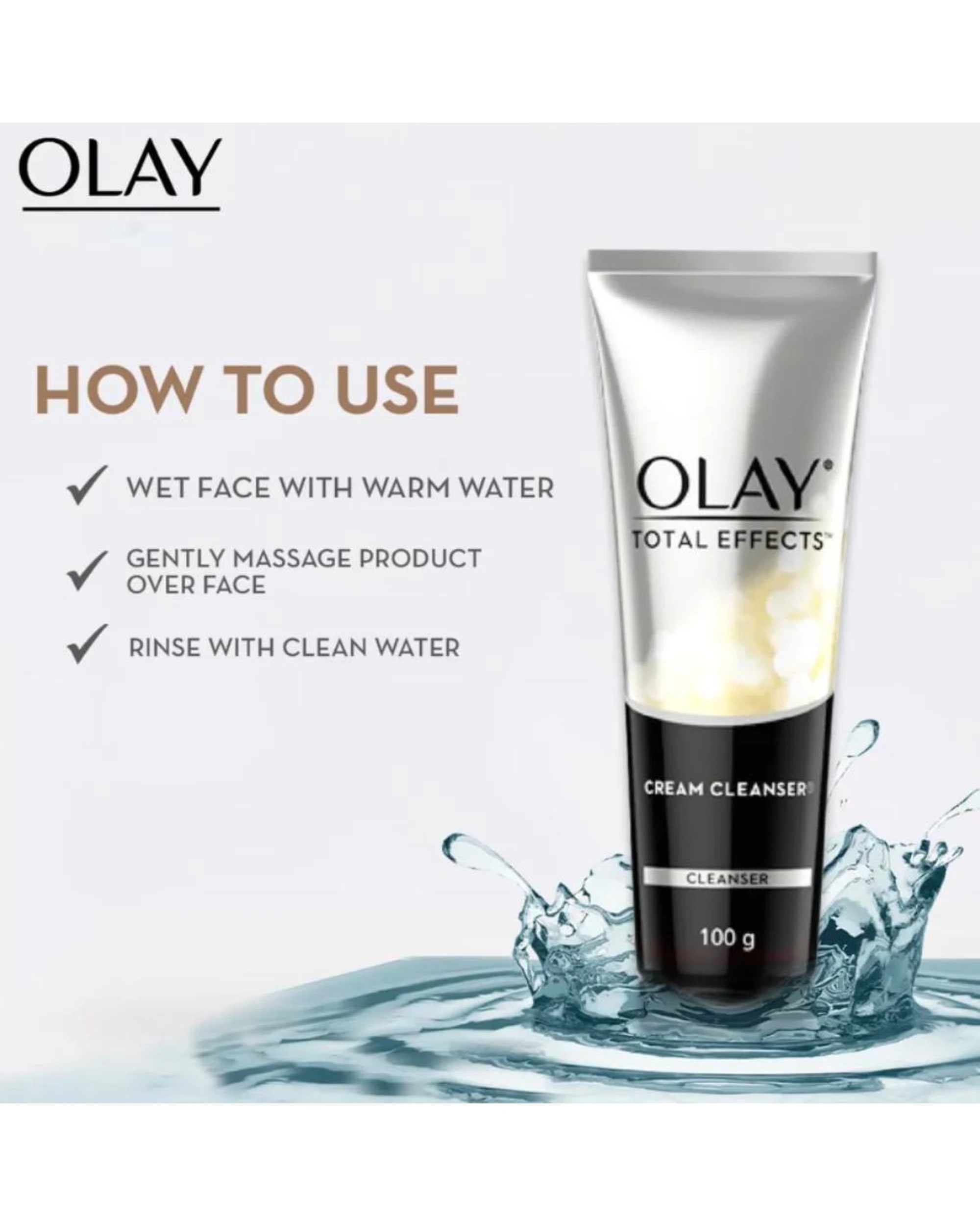 2 Olay Total Effects 7-in-1 Foaming Face Cleanser & Day Cream SPF15 Duo, 2 of 7