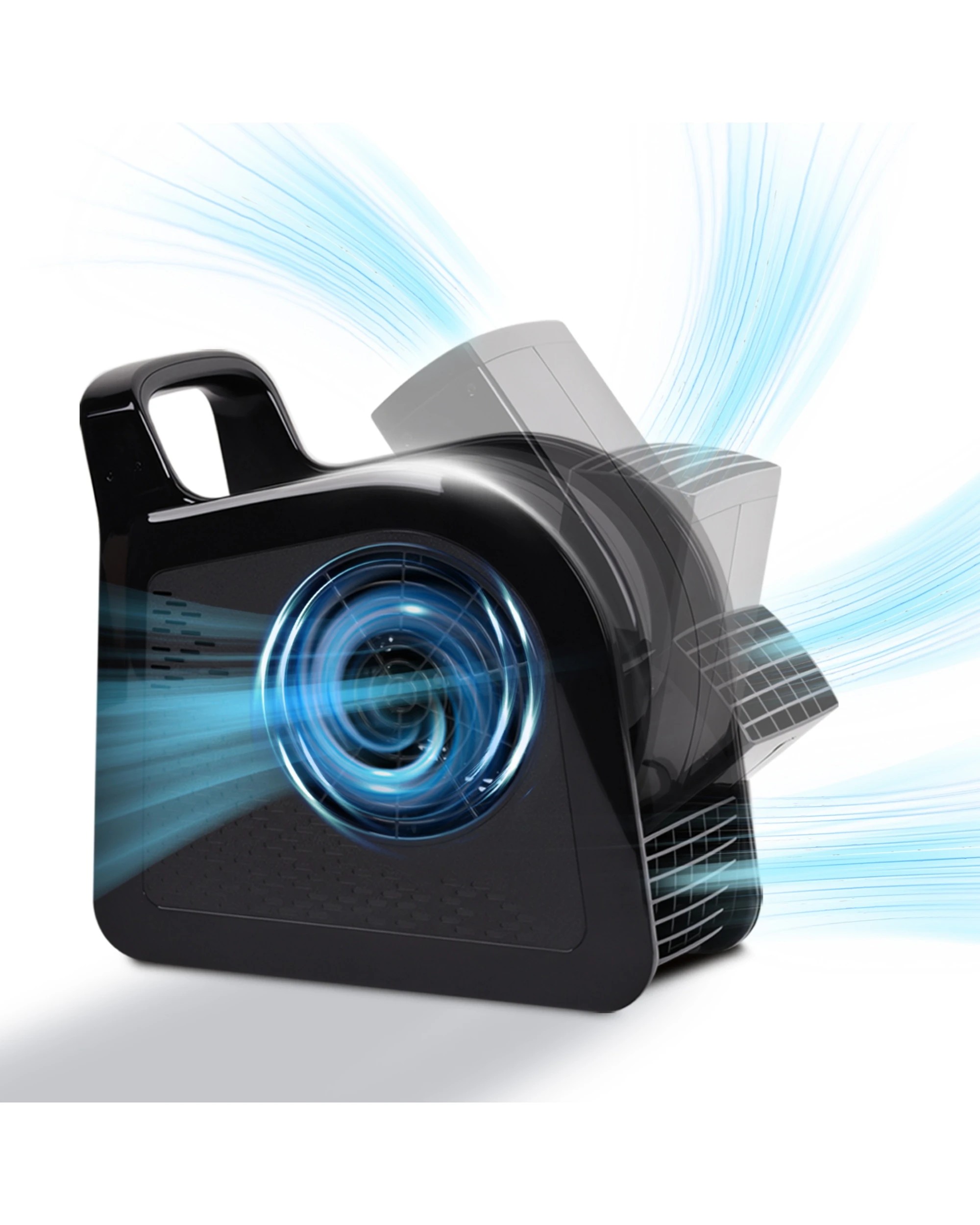 3 Advwin Air Mover Portable Floor Drying Fan High Velocity - Black, 3 of 7