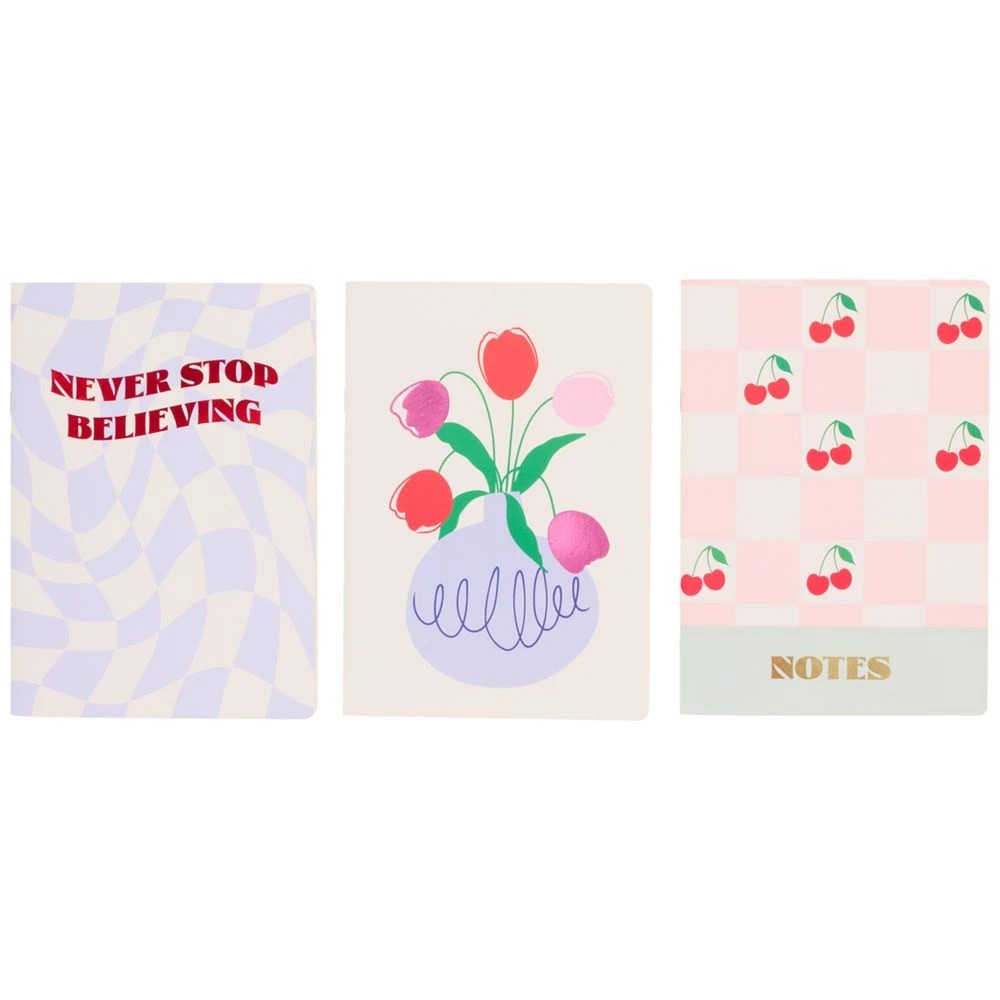 4 Otto Eclectic Pop A5 Notebook 64 Pages 3 Pack, 4 of 5