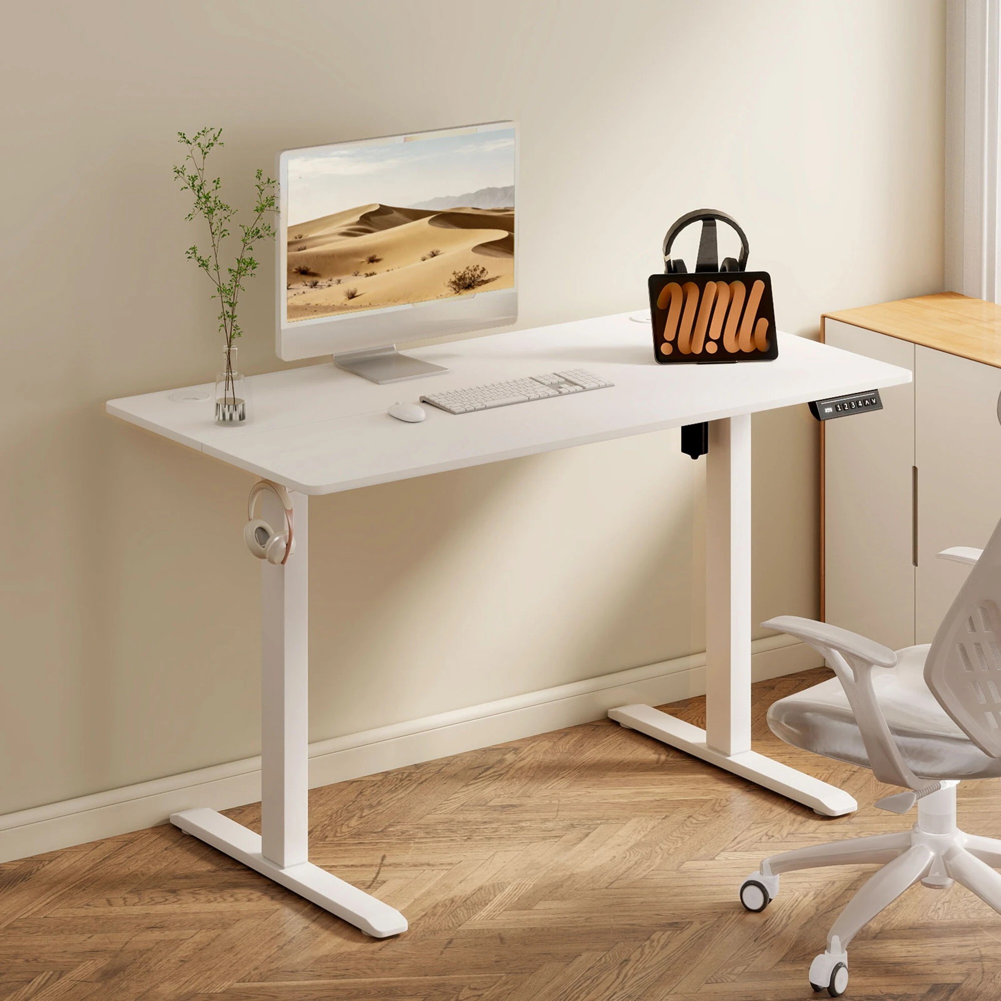 7 Levede Electric Standing Desk 120cm - White, 7 of 9