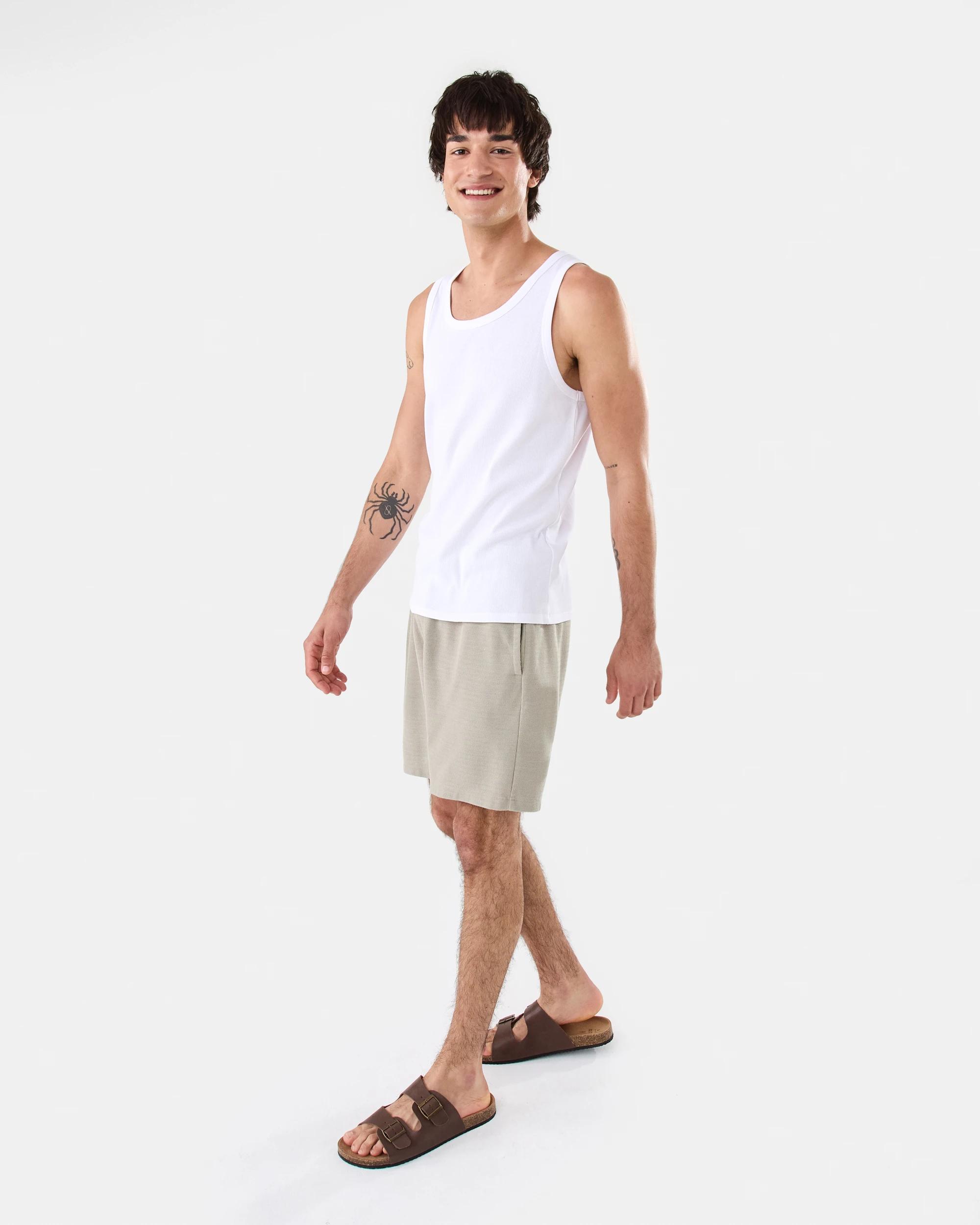 3 Rib Tank WHITE, 3 of 9