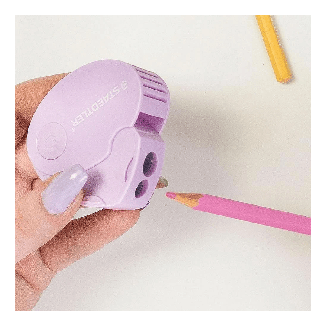 4 Staedtler 2 Hole Sharpener Pastel, 4 of 6