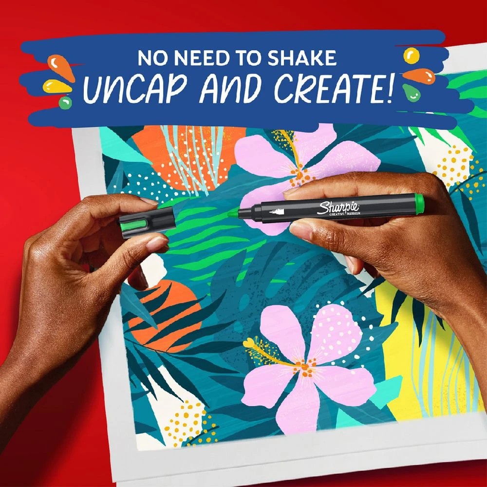 10 Sharpie Creative Acrylic Bullet Markers 5 Pack, 10 of 10