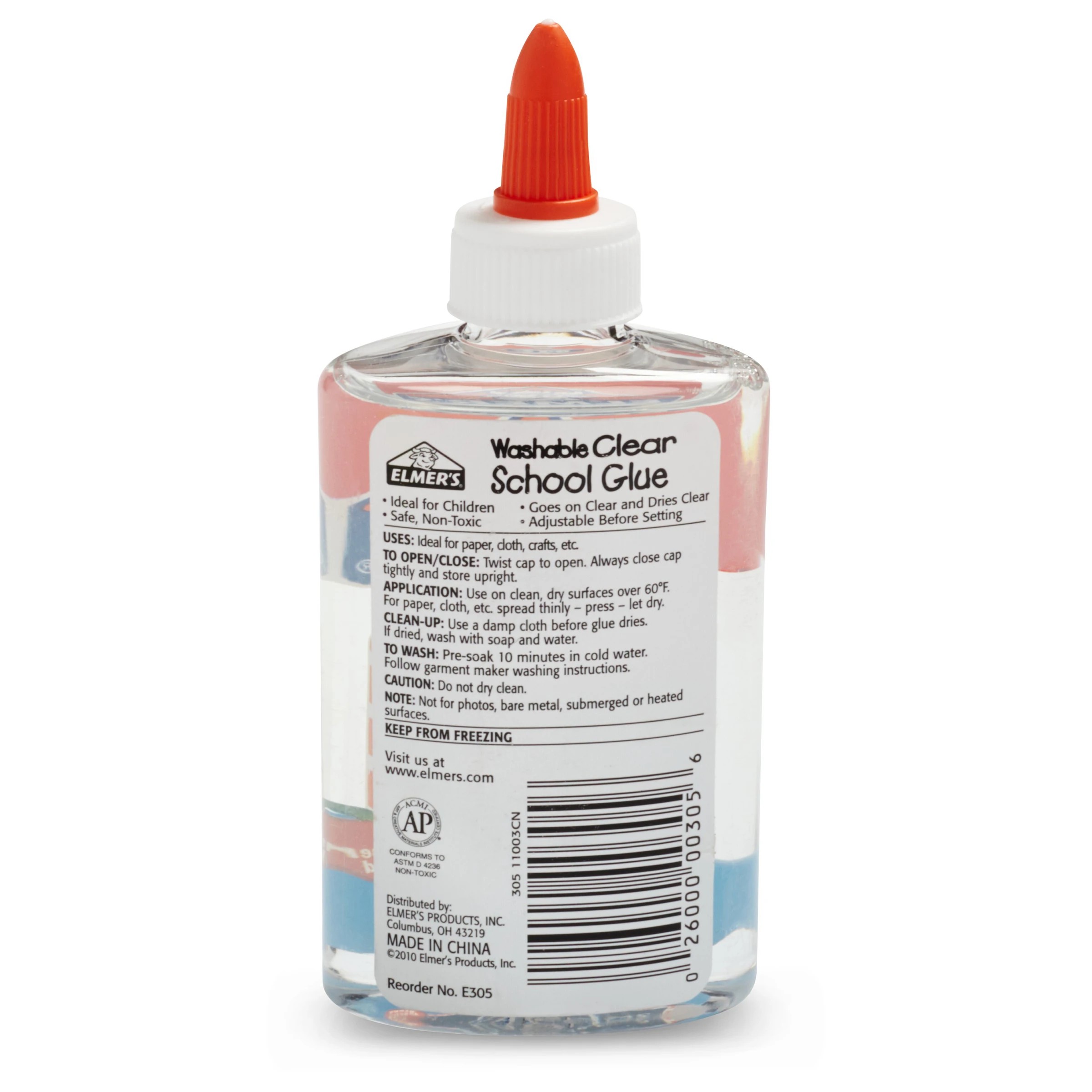 2 Elmer's Clear Liquid School Glue 147ml, 2 of 9