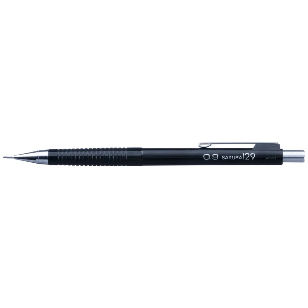 1 Sakura 129 Cushioning Mechanical Pencil 0.9mm Black, 1 of 2