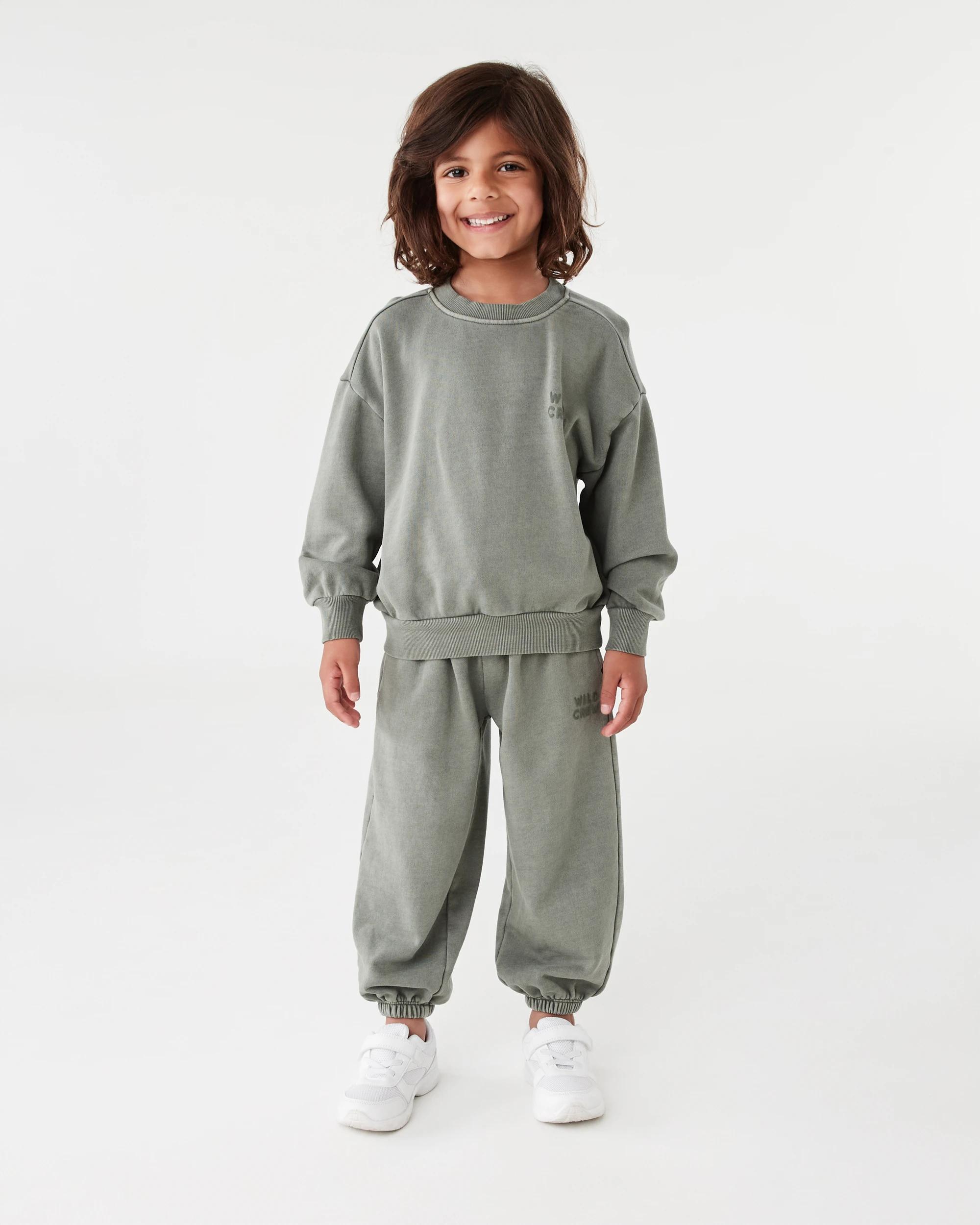 6 Washed Oversize Trackpants Mnr Khk, 6 of 7