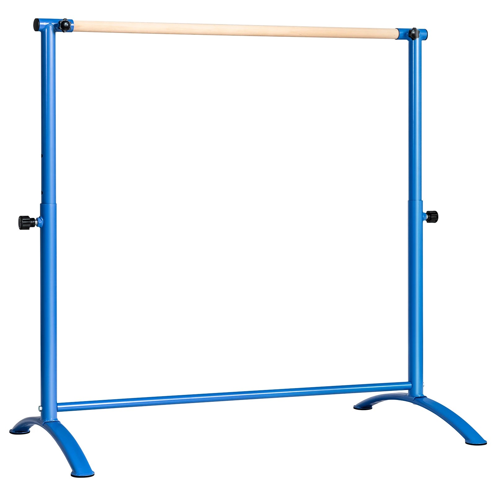 1 Costway 130cm Ballet Barre Bar Dancing Bar 4-Position Height Adjustable Gymnastics Bar Training Bar - Blue, 1 of 1