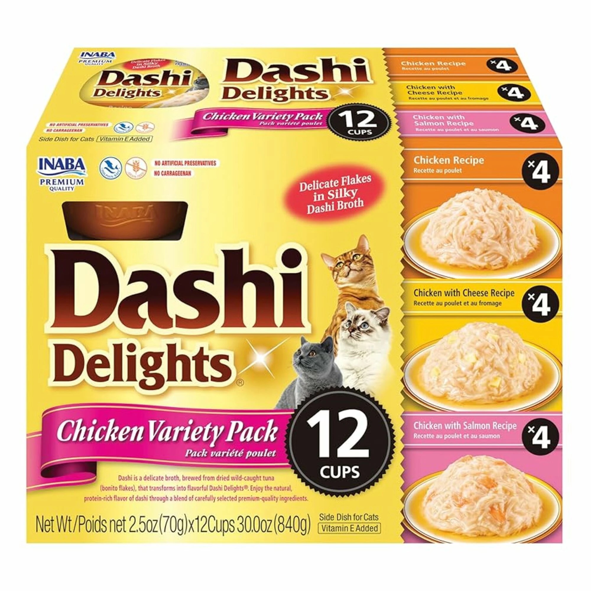 1 Inaba Dashi Delights Delicate Flakes Chicken Variety 12pk, 1 of 1