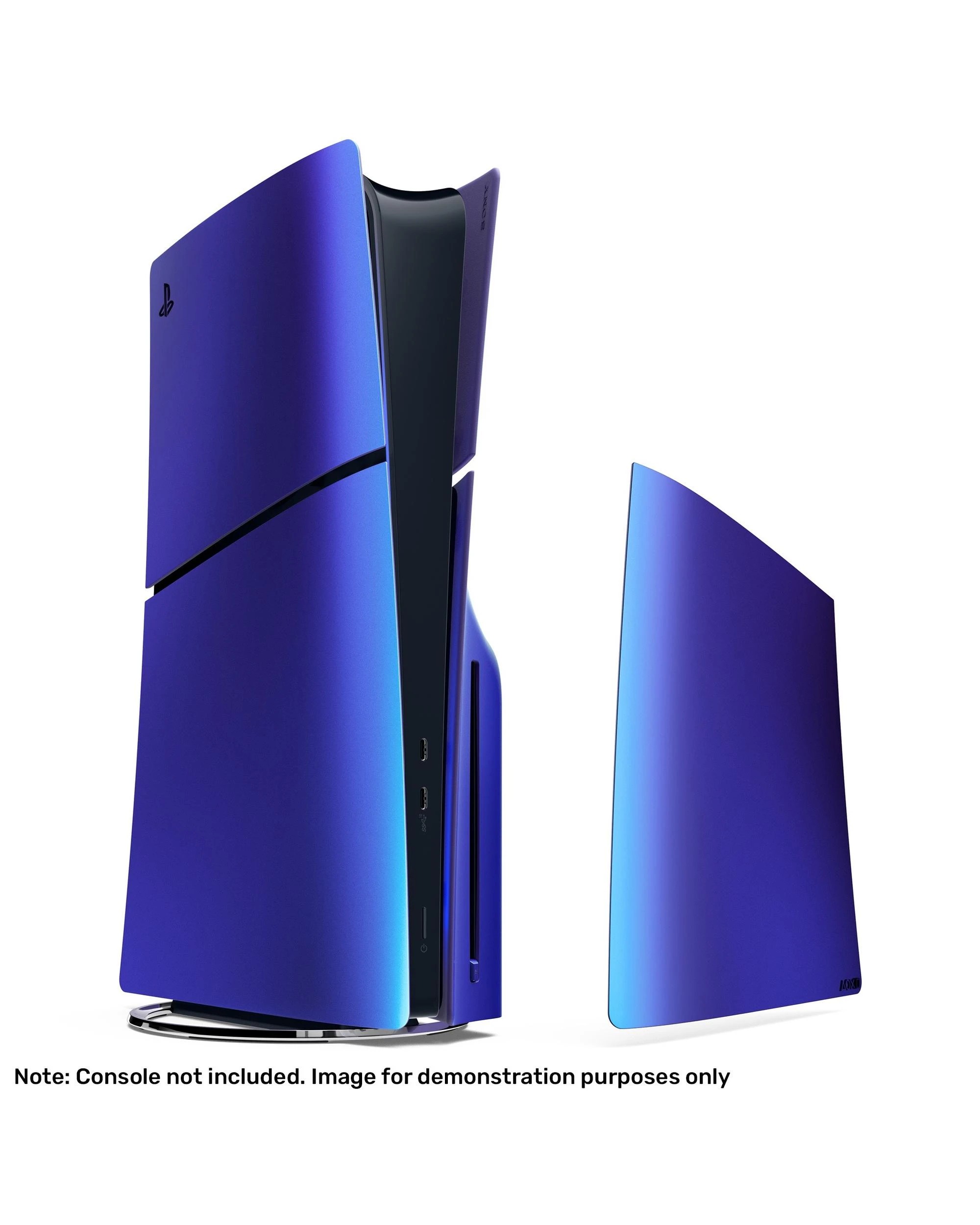 3 PlayStation 5 Console Covers - Slim - Chroma Indigo - Blue, 3 of 4